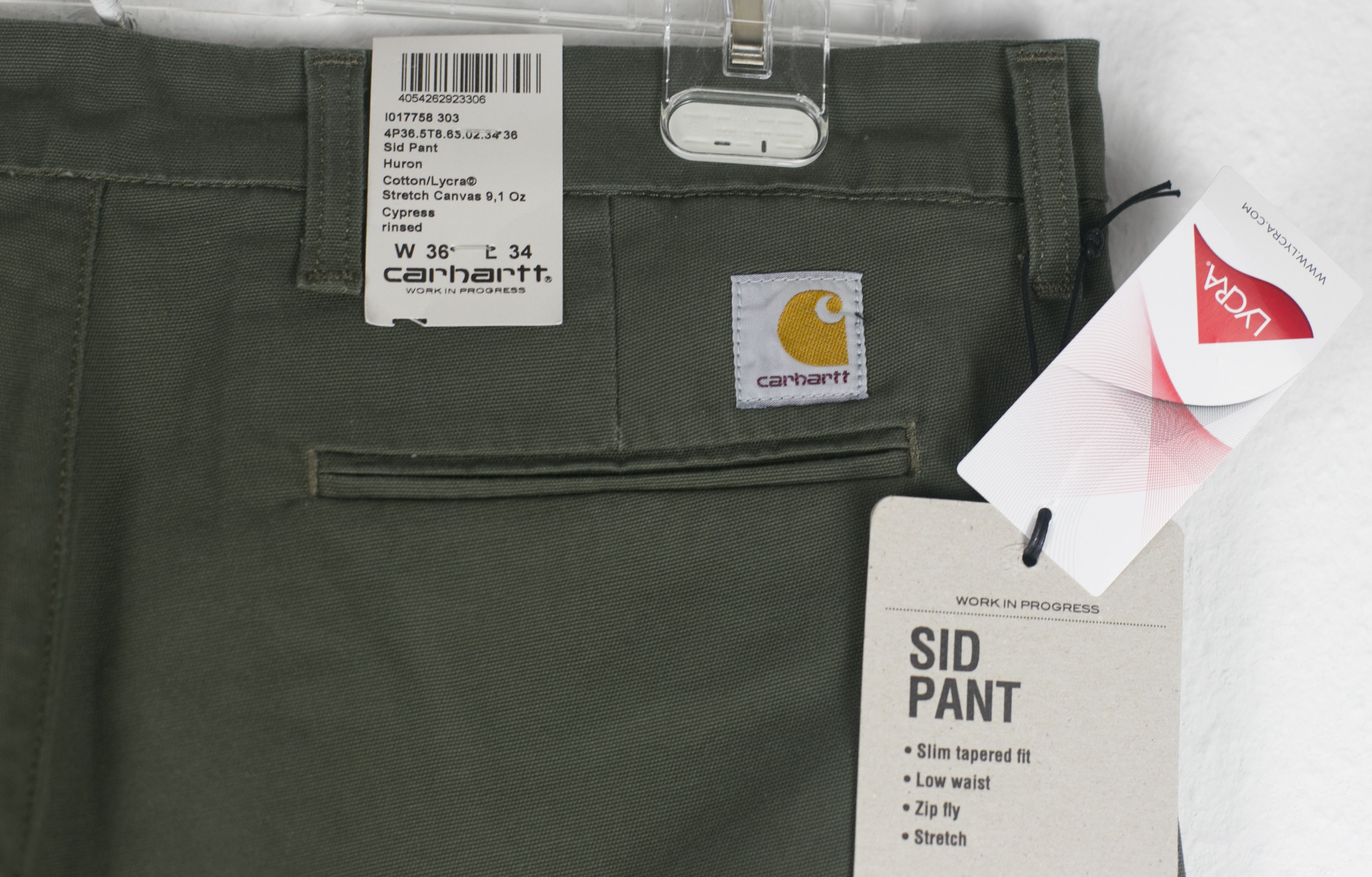 Carhartt Wip NWT Carhartt WIP SID PANT Huron Stretch Cypress W36 L34 Size US 36 / EU 52 - 3 Thumbnail