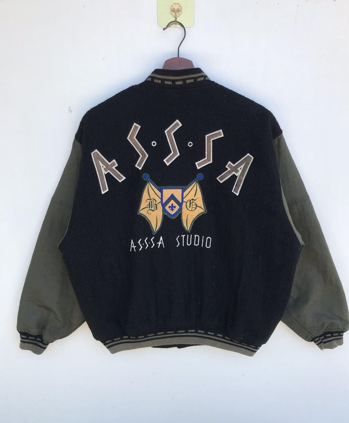 Vintage 90s Vintage Asssa Studio Varsity Jacket Size US L / EU 52-54 / 3 - 1 Thumbnail
