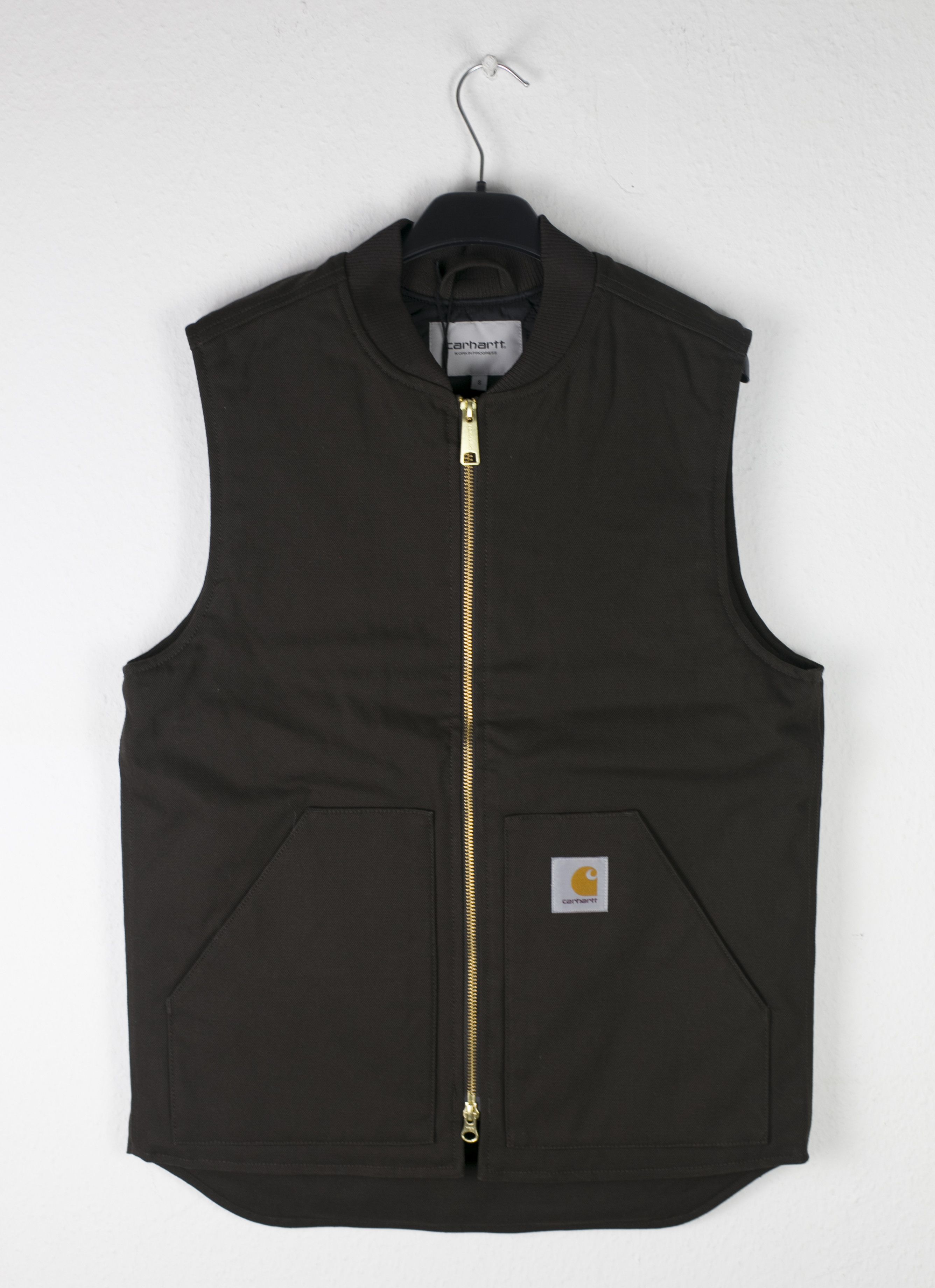 Image of NWT Carhartt Wip Vest Tobacco Brown Size S, Men's