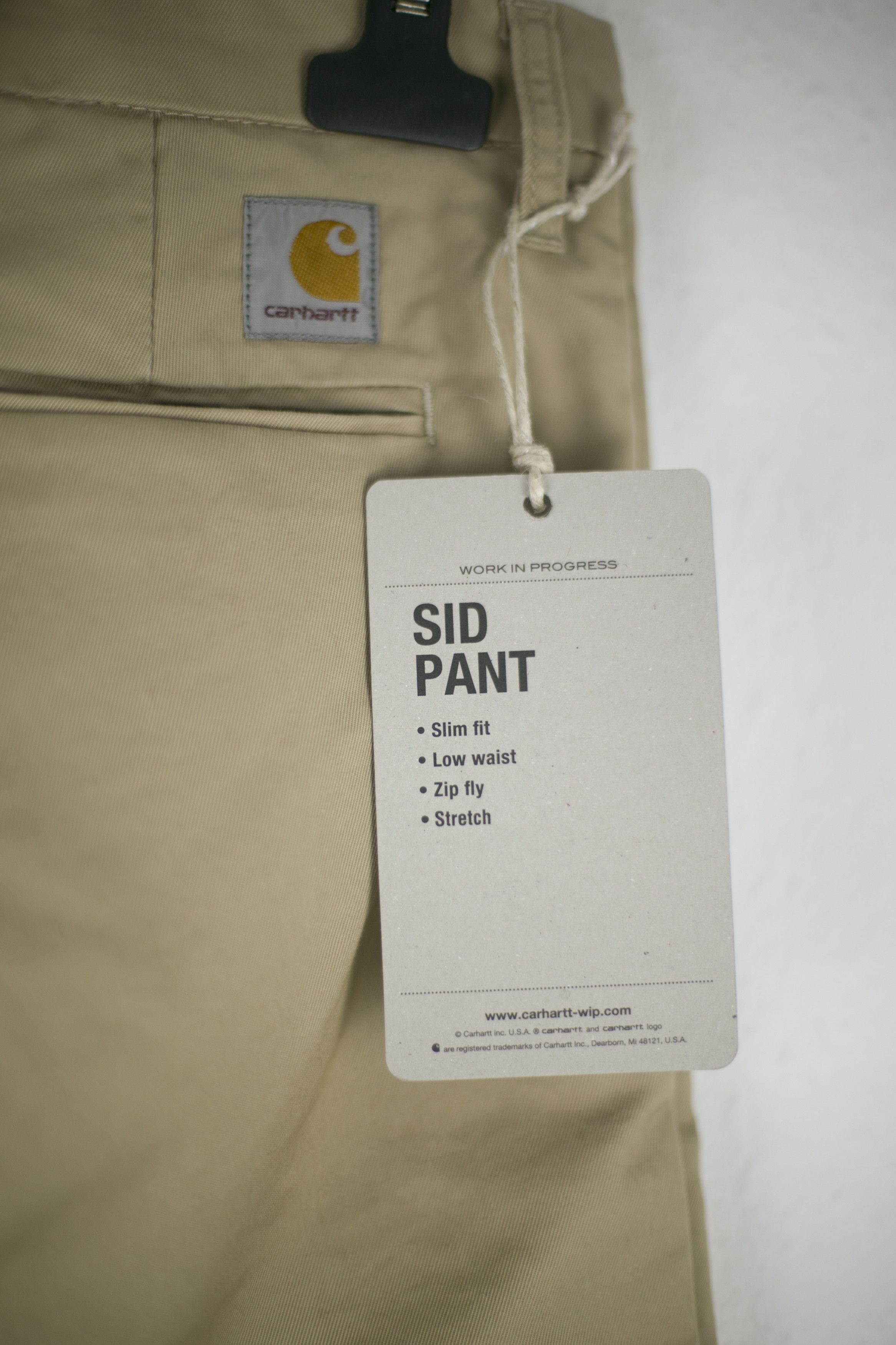 Carhartt Wip NWT Carhartt WIP SID PANT Lamar Hull Beige Slim 32x30 Size US 32 / EU 48 - 5 Thumbnail