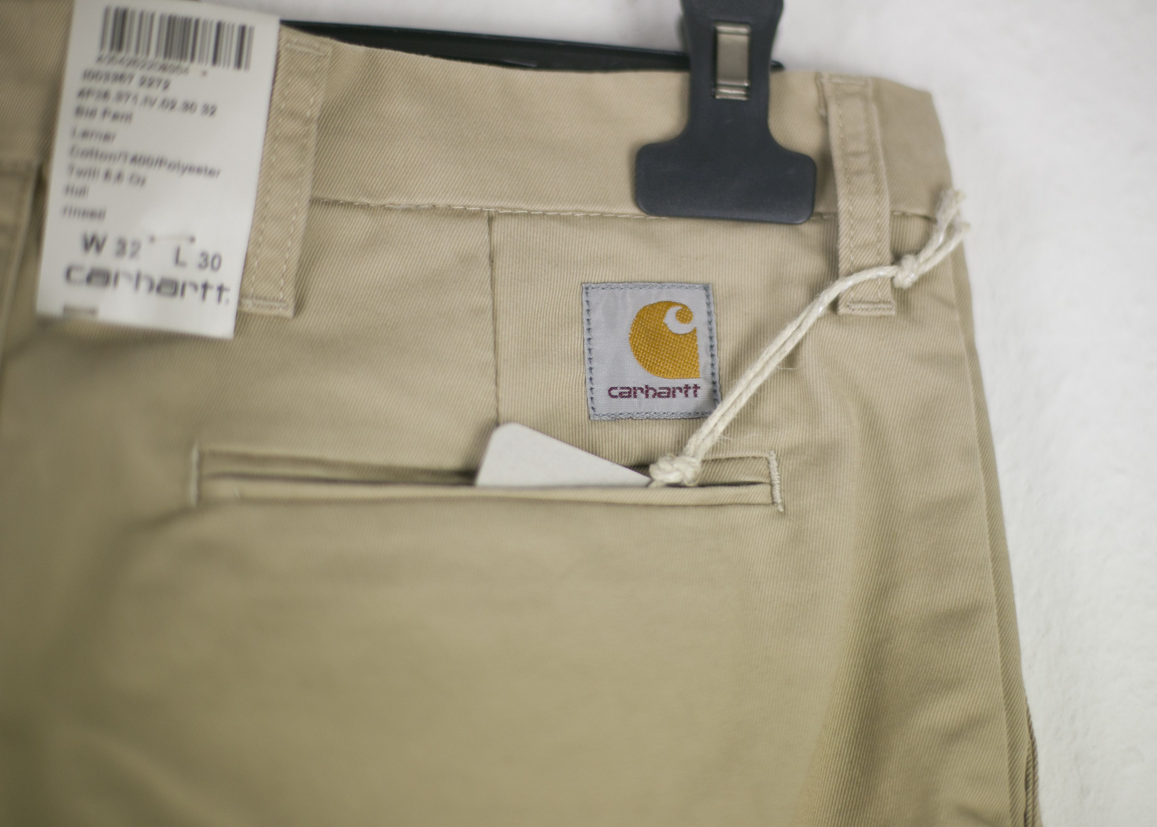Carhartt Wip NWT Carhartt WIP SID PANT Lamar Hull Beige Slim 32x30 Size US 32 / EU 48 - 2 Thumbnail