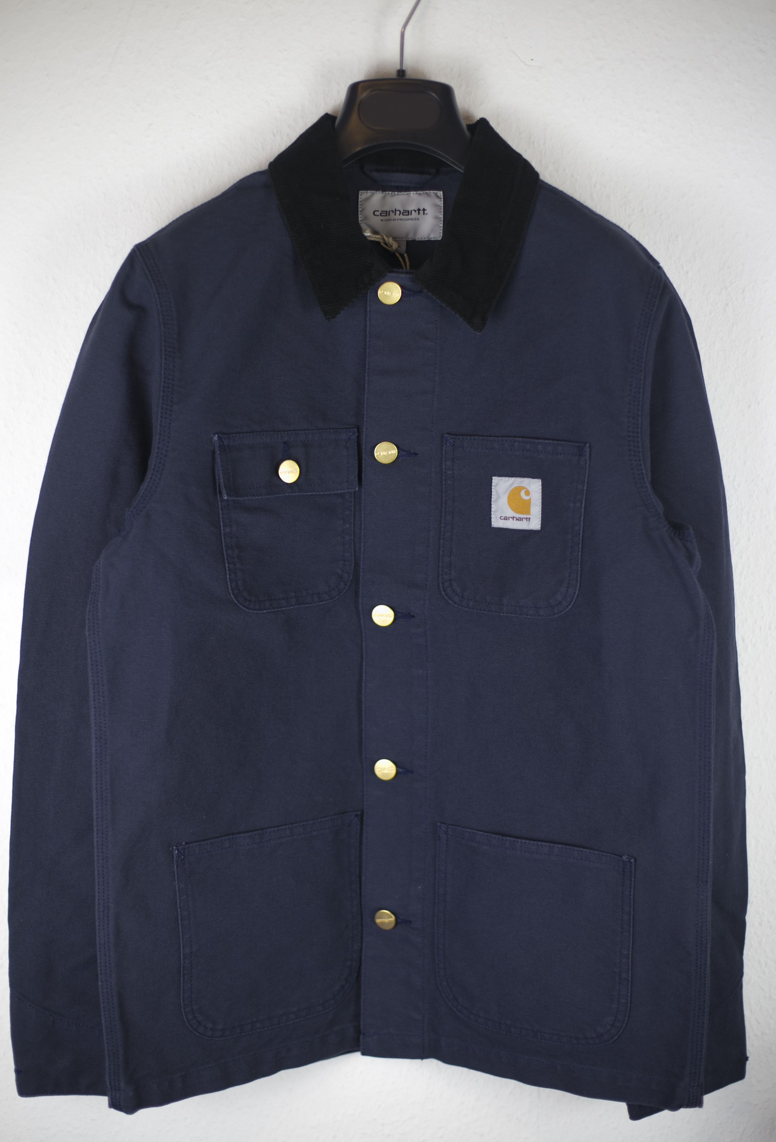 image of NWT Carhartt Wip Michigan Chore Coat Navy Size S, Men's