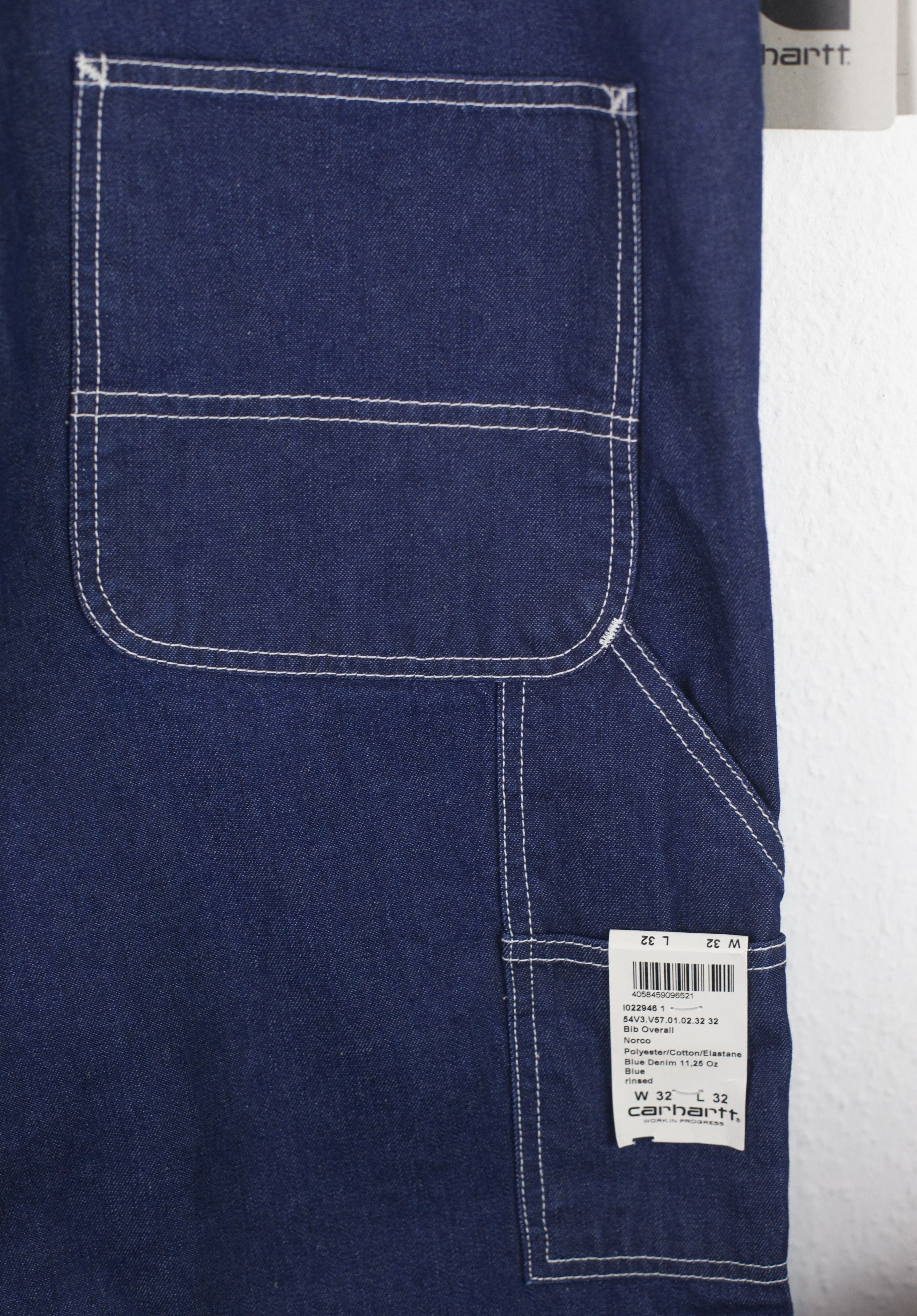 Carhartt Wip NWT Carhartt WIP Bib Overall Norco Blue Denim W32 L32 Size US 32 / EU 48 - 5 Thumbnail