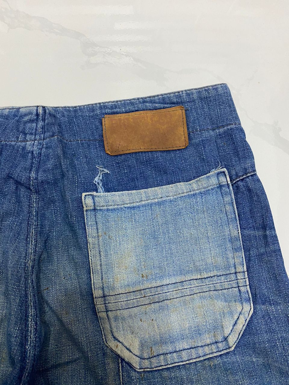 Hysteric Glamour × If Six Was Nine 🔥HYSTERIC GLAMOUR STYLE DENIM PATCHWORK DOUBLE TONE JEANS Size US 28 / EU 44 - 13 Thumbnail