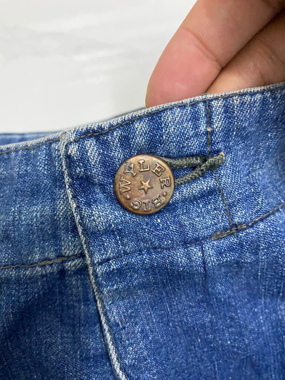 Hysteric Glamour × If Six Was Nine 🔥HYSTERIC GLAMOUR STYLE DENIM PATCHWORK DOUBLE TONE JEANS Size 28" / US 6 / IT 42 - 12 Thumbnail