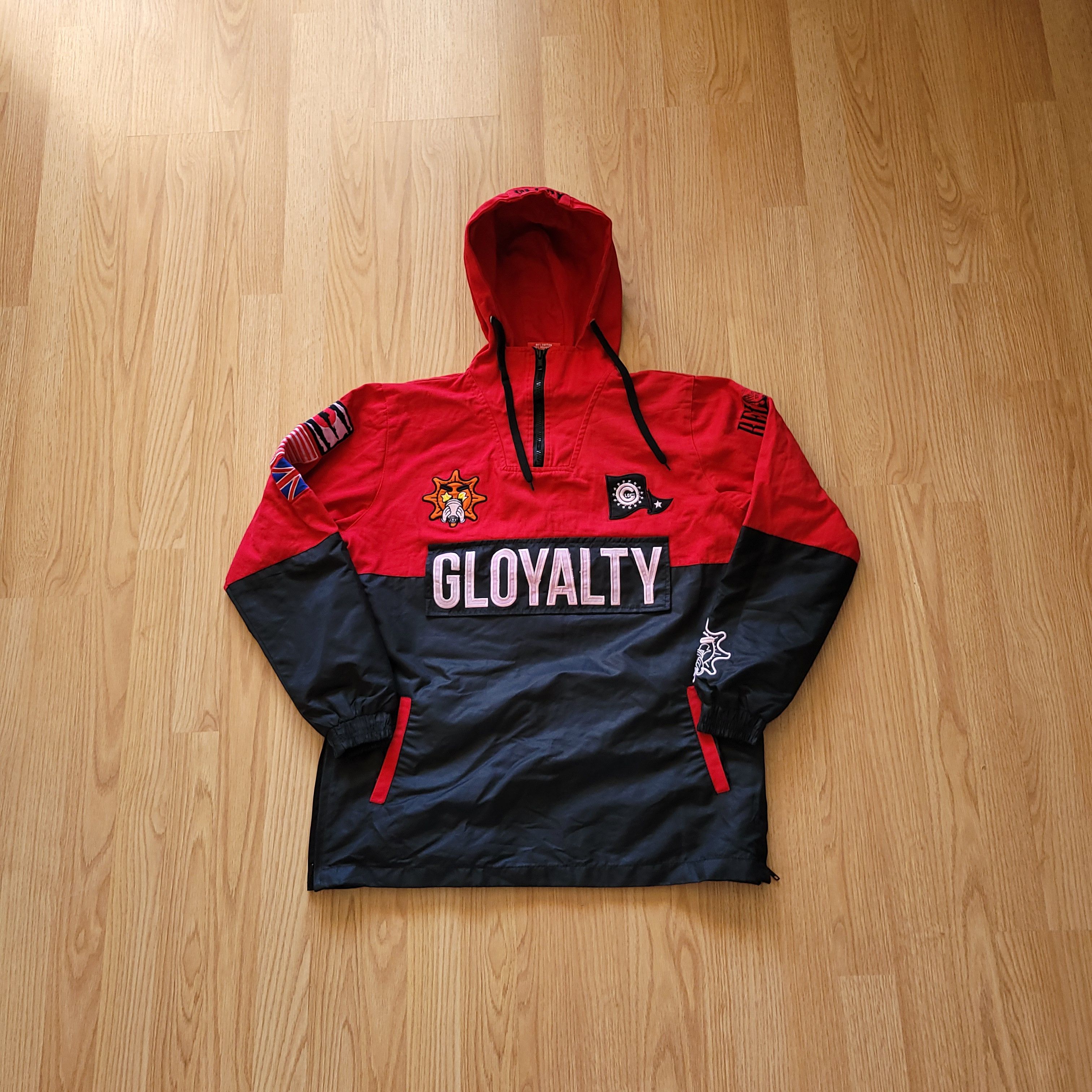Glo Gang Glo Gang Gloyalty anorak jacket M Grailed