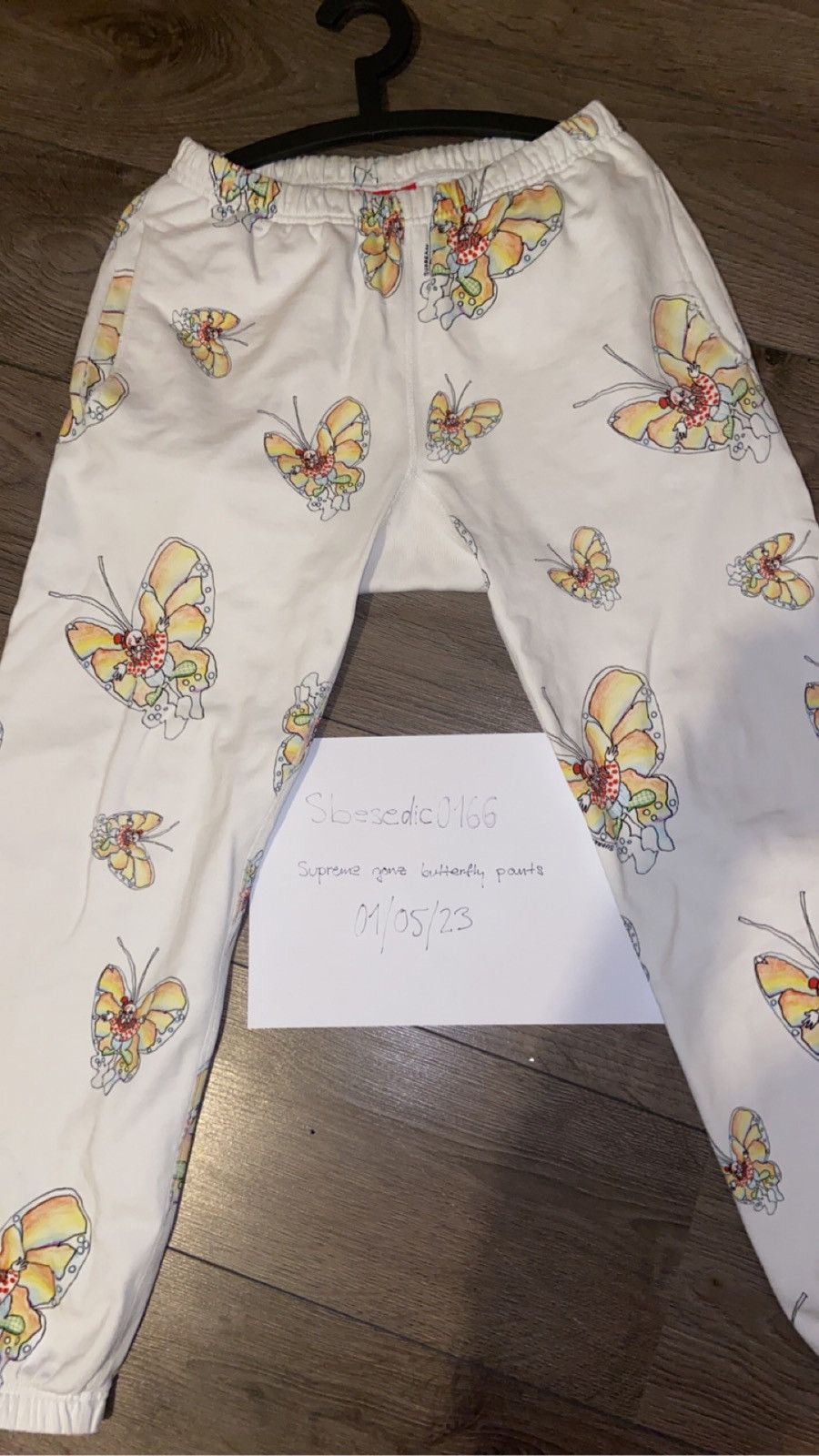 Supreme store butterfly sweatpants