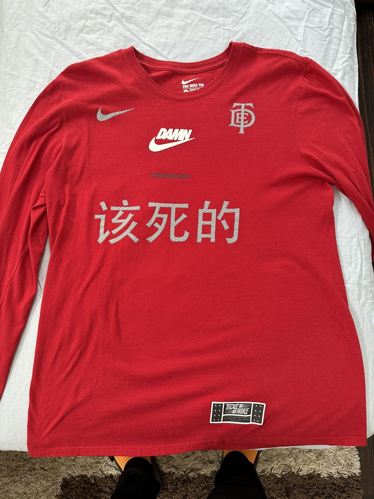 Nike x kendrick lamar long sleeve clearance