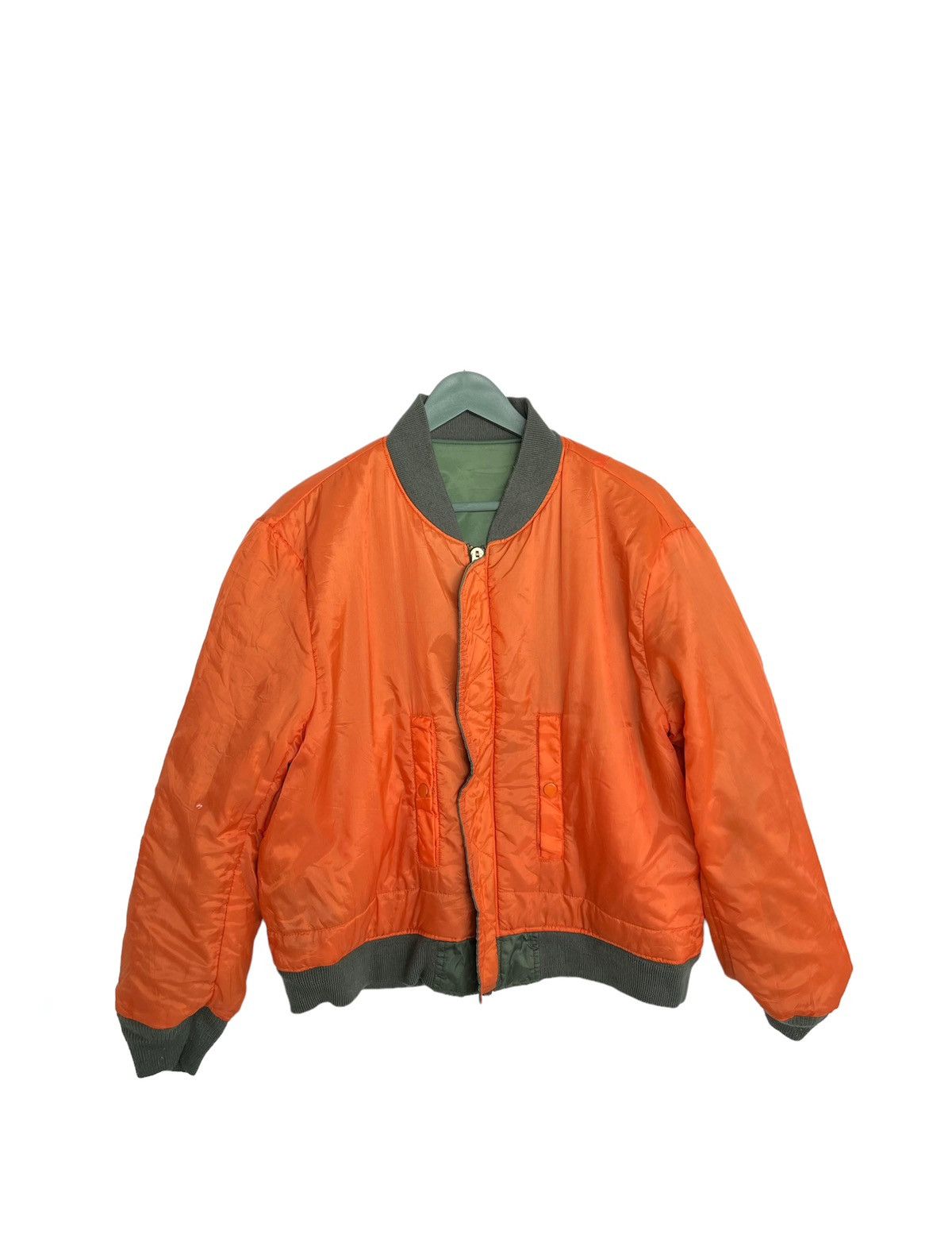 Vintage 90s Alpha Industries MA-1 Reservable Bomber Jacket