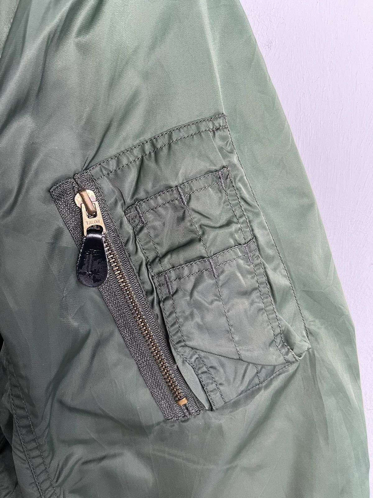 Alpha Industries Vintage 90s Alpha Industries MA-1 Reservable Bomber Jacket Size US M / EU 48-50 / 2 - 4 Thumbnail