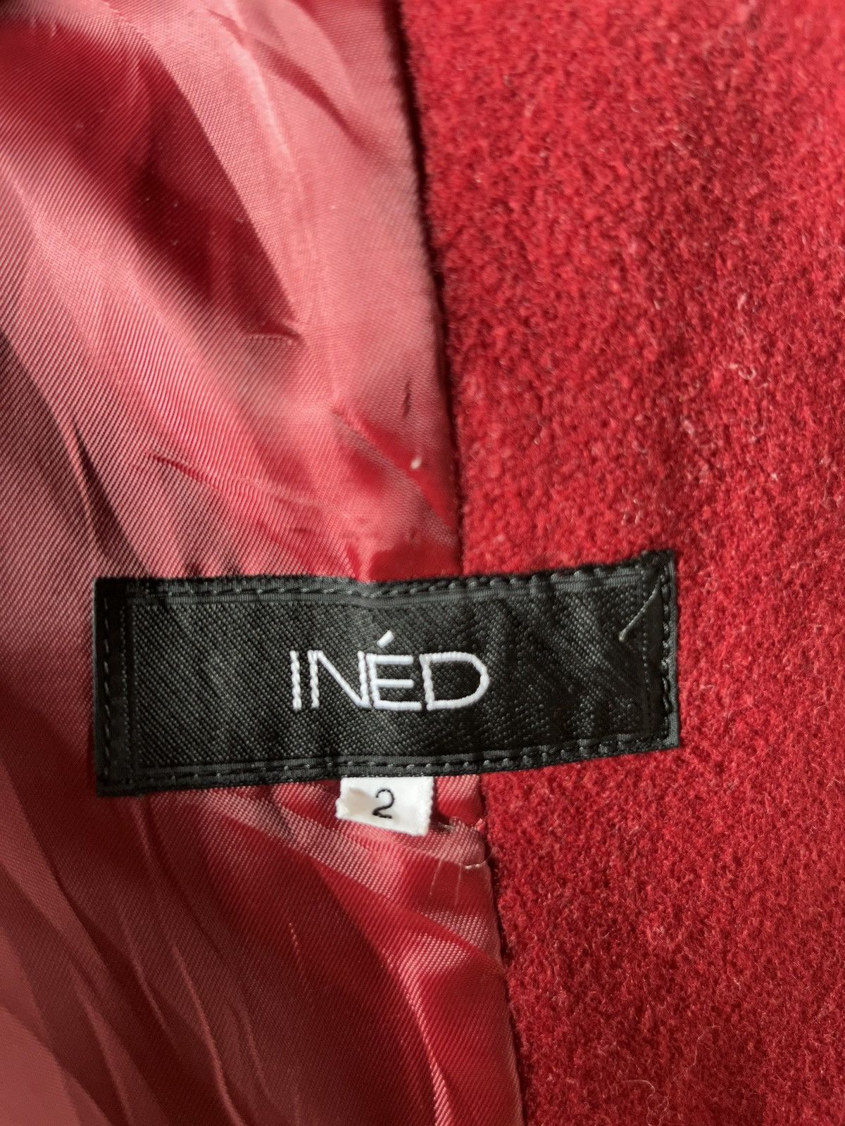 Yohji Yamamoto Vintage Ined By Yohji Yamamoto Wool Coat Jacket Size XXS / US 00 / IT 34 - 6 Thumbnail