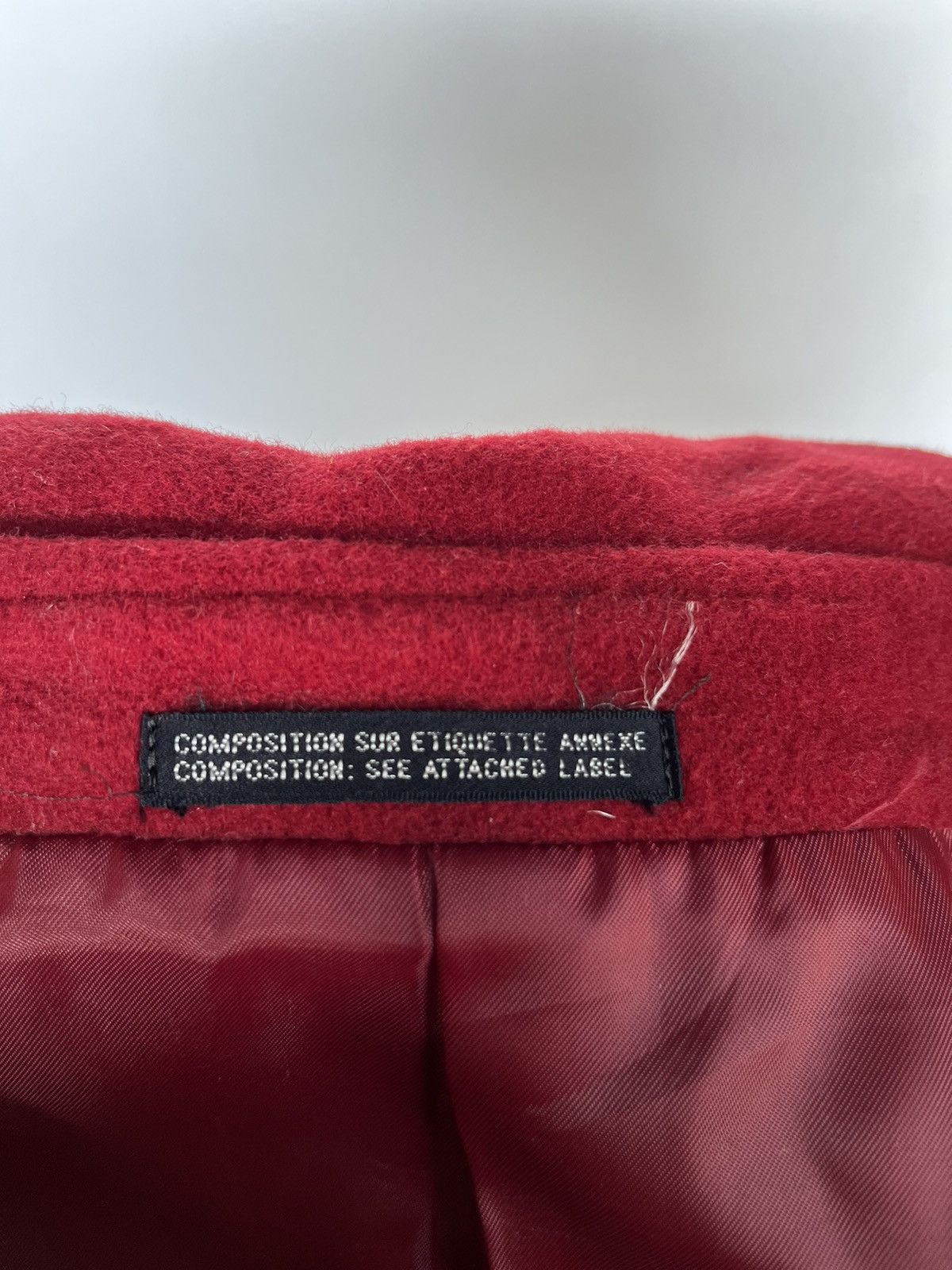 Yohji Yamamoto Vintage Ined By Yohji Yamamoto Wool Coat Jacket Size XXS / US 00 / IT 34 - 5 Thumbnail