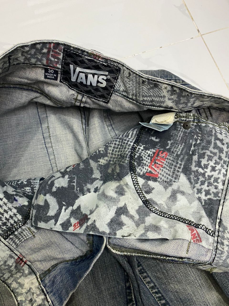 Hysteric Glamour RUSTY🔥RARE VANS DISTRESSED DENIM JEANS SKATEBOARD Size US 32 / EU 48 - 12 Thumbnail