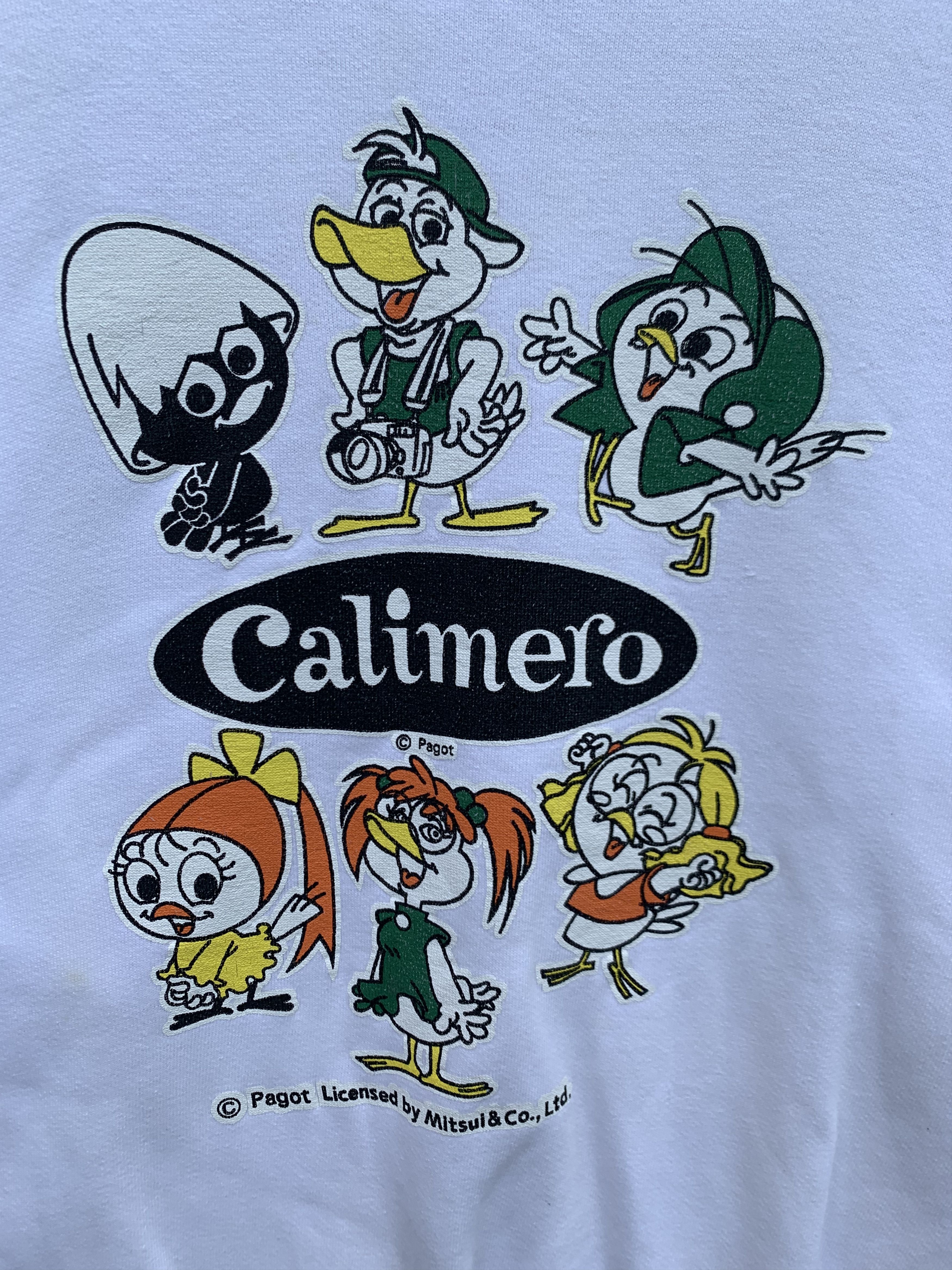 Vintage Vintage 90s Calimero Cartoon Sweatshirt Size US M / EU 48-50 / 2 - 3 Thumbnail