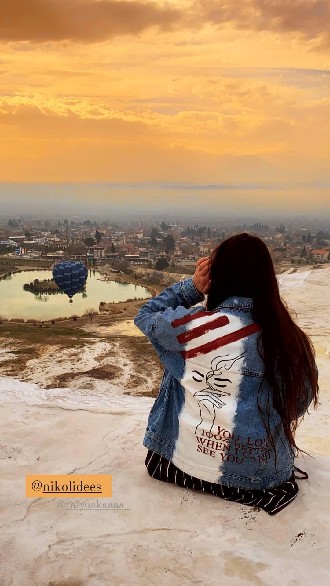Handmade Custom hand-painted denim jacket 'SMOKE2' Size US XXL / EU 58 / 5 - 8 Thumbnail