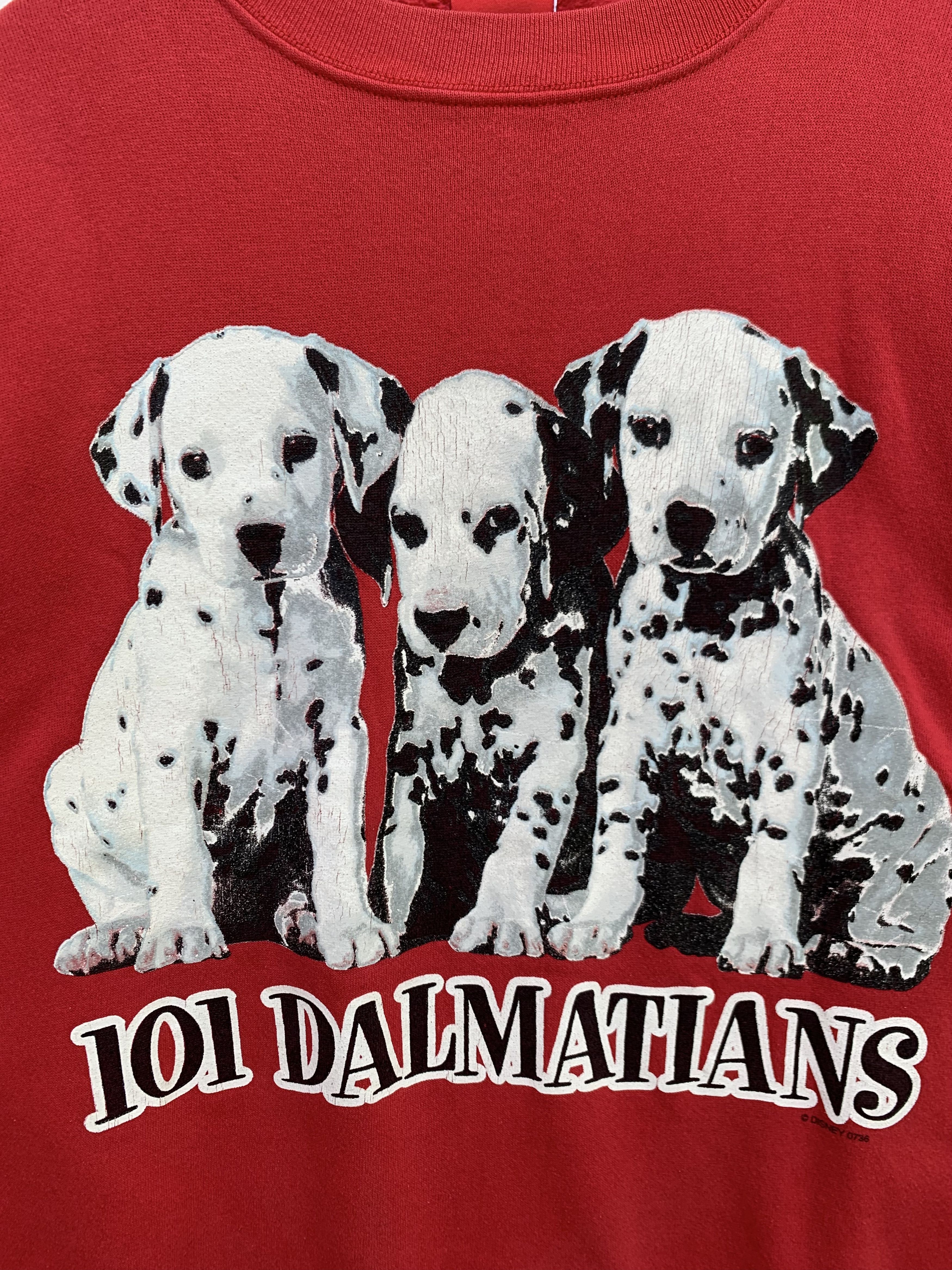 Disney Vintage 90s Disney 101 Dalmatians Sweatshirt Size US L / EU 52-54 / 3 - 3 Thumbnail