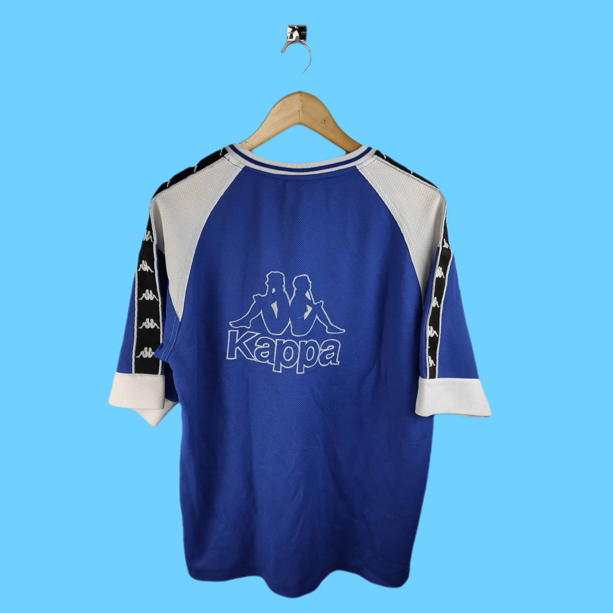 Kappa Vintage Kappa Jersey Big Logo Side Tape Size US L / EU 52-54 / 3 - 1 Thumbnail