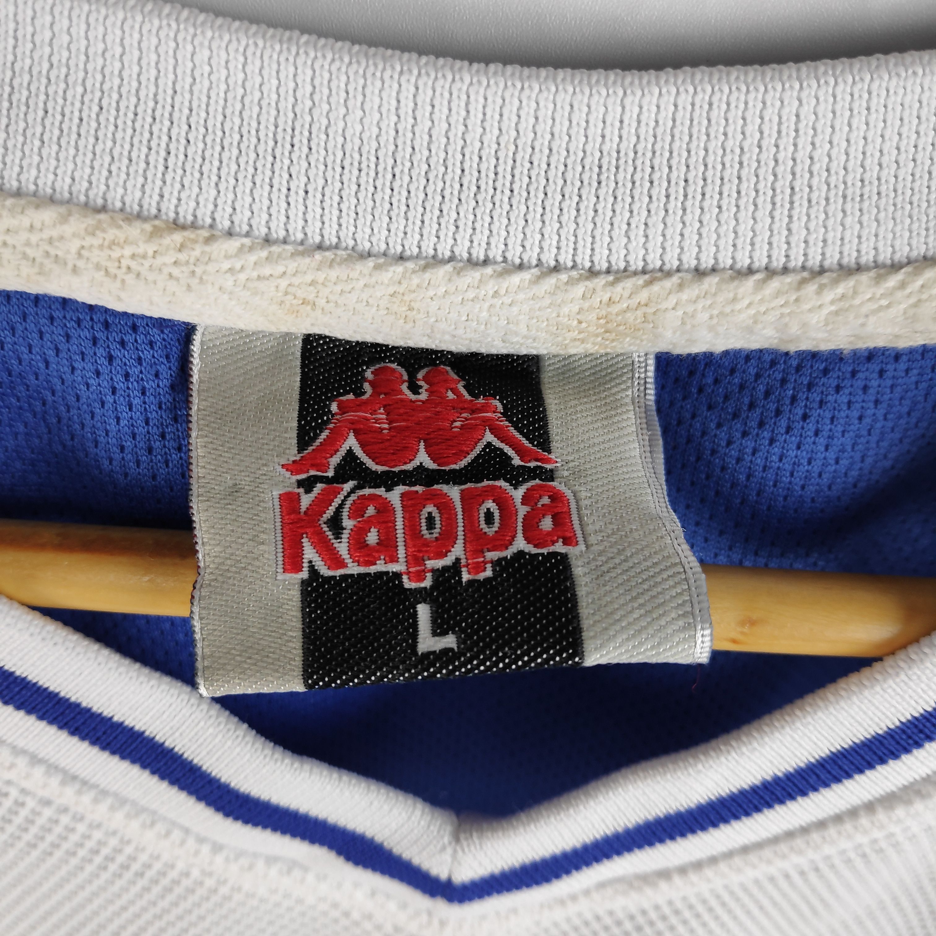 Kappa Vintage Kappa Jersey Big Logo Side Tape Size US L / EU 52-54 / 3 - 3 Thumbnail