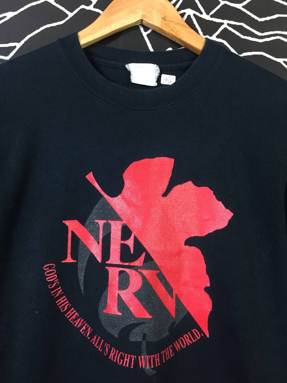 Anime Vtg Neon Genesis Evangelion Nerv Logo Tee Size US M / EU 48-50 / 2 - 4 Thumbnail