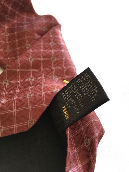 fendi monogram tie