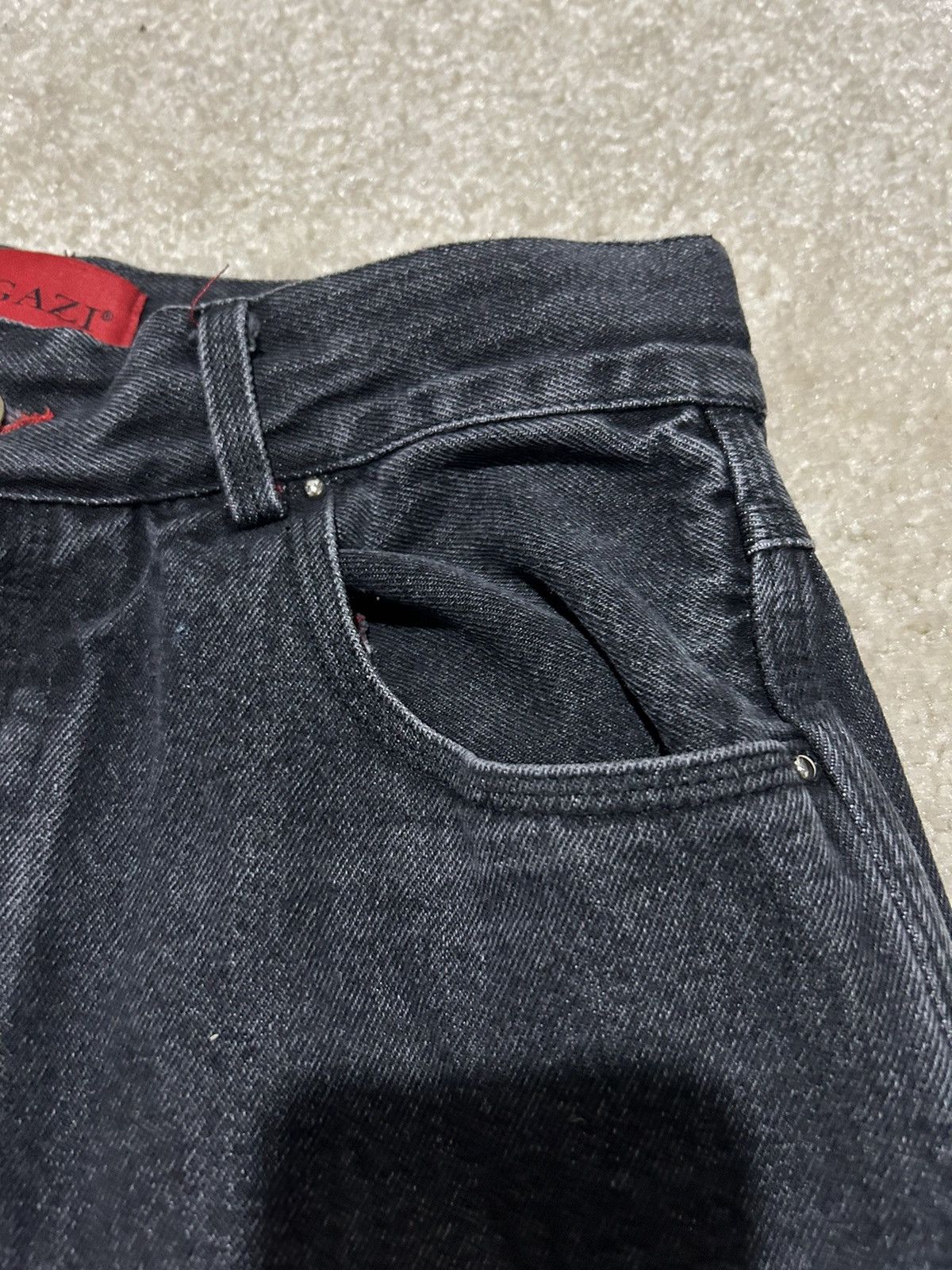 Fugazi Fugazi Black Triple Stitch Denim Size US 30 / EU 46 - 3 Thumbnail