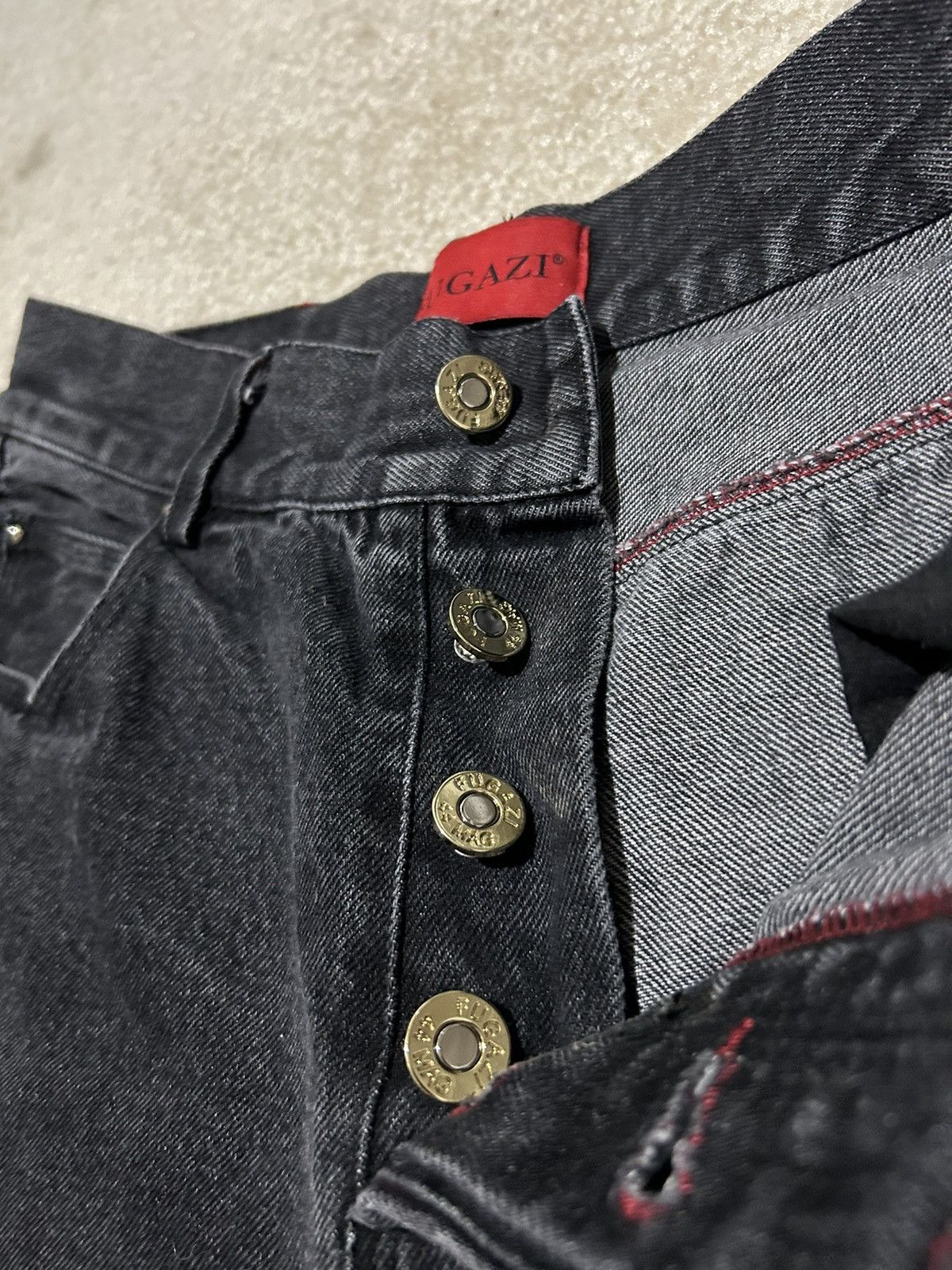 Fugazi Fugazi Black Triple Stitch Denim Size US 30 / EU 46 - 5 Thumbnail