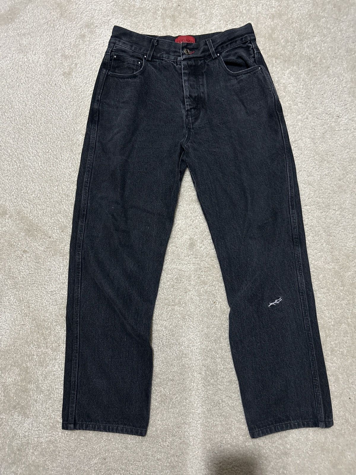 Fugazi Fugazi Black Triple Stitch Denim Size US 30 / EU 46 - 1 Thumbnail