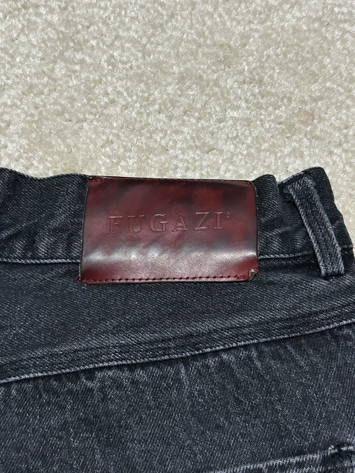 Fugazi Fugazi Black Triple Stitch Denim Size US 30 / EU 46 - 6 Thumbnail