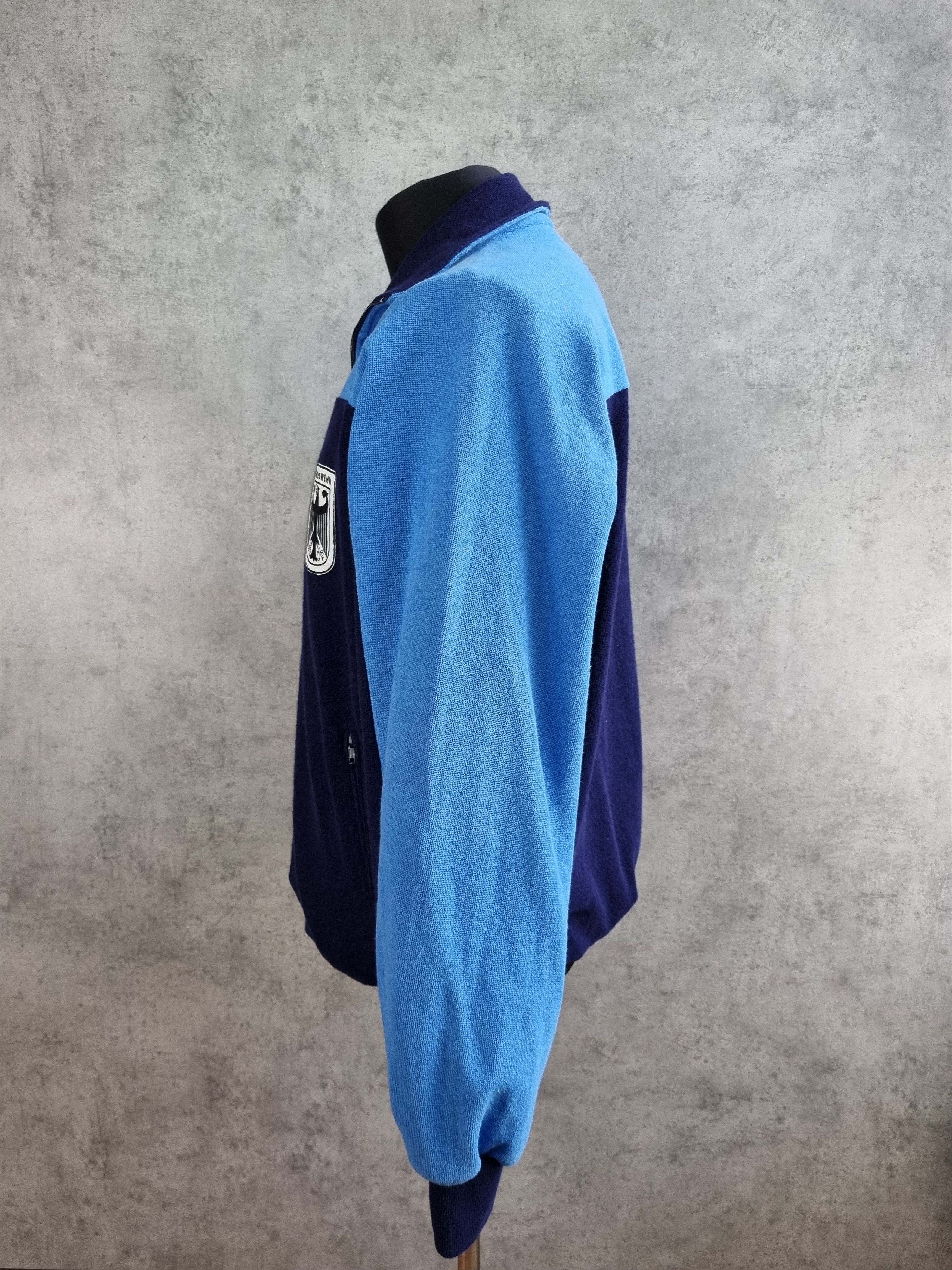 Other 80s Bundeswehr German Sport Track Top jacket Size US L / EU 52-54 / 3 - 5 Thumbnail