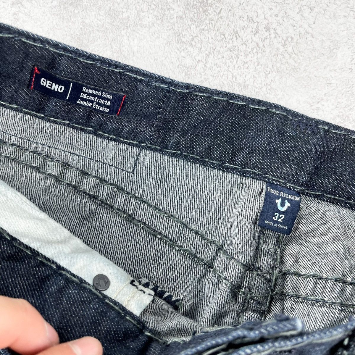 True Religion Geno No flap Super T denim Jeans new Size US 32 / EU 48 - 7 Thumbnail