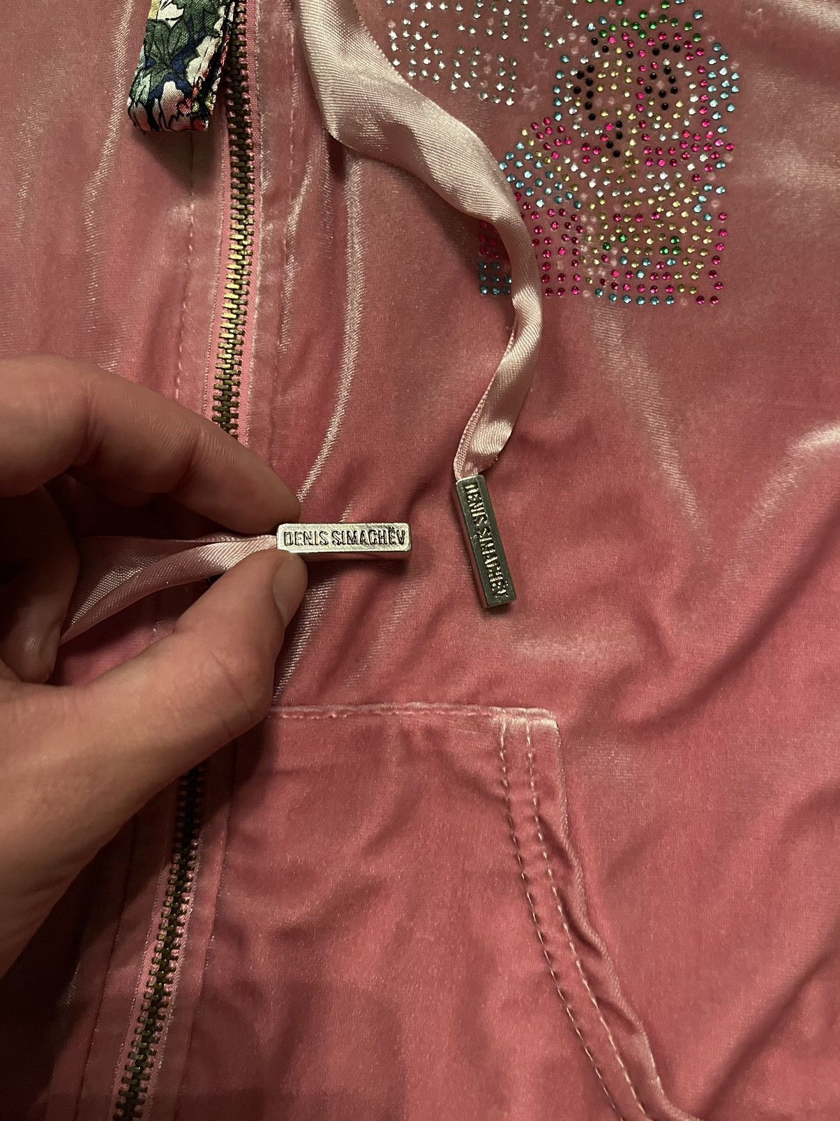 Denis Simachev Denis Simachev Y2K vintage Good bye my love velour hoodie Size M / US 6-8 / IT 42-44 - 4 Thumbnail