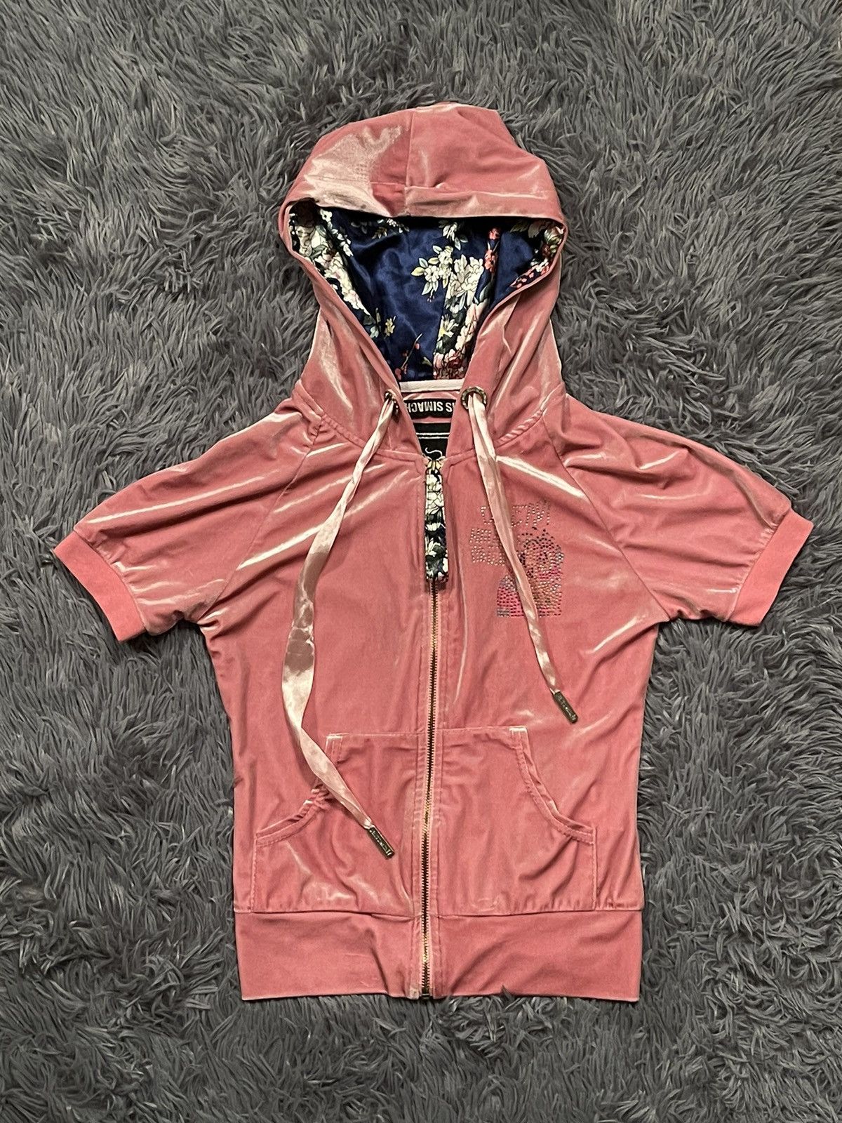 Denis Simachev Denis Simachev Y2K vintage Good bye my love velour hoodie Size M / US 6-8 / IT 42-44 - 2 Thumbnail