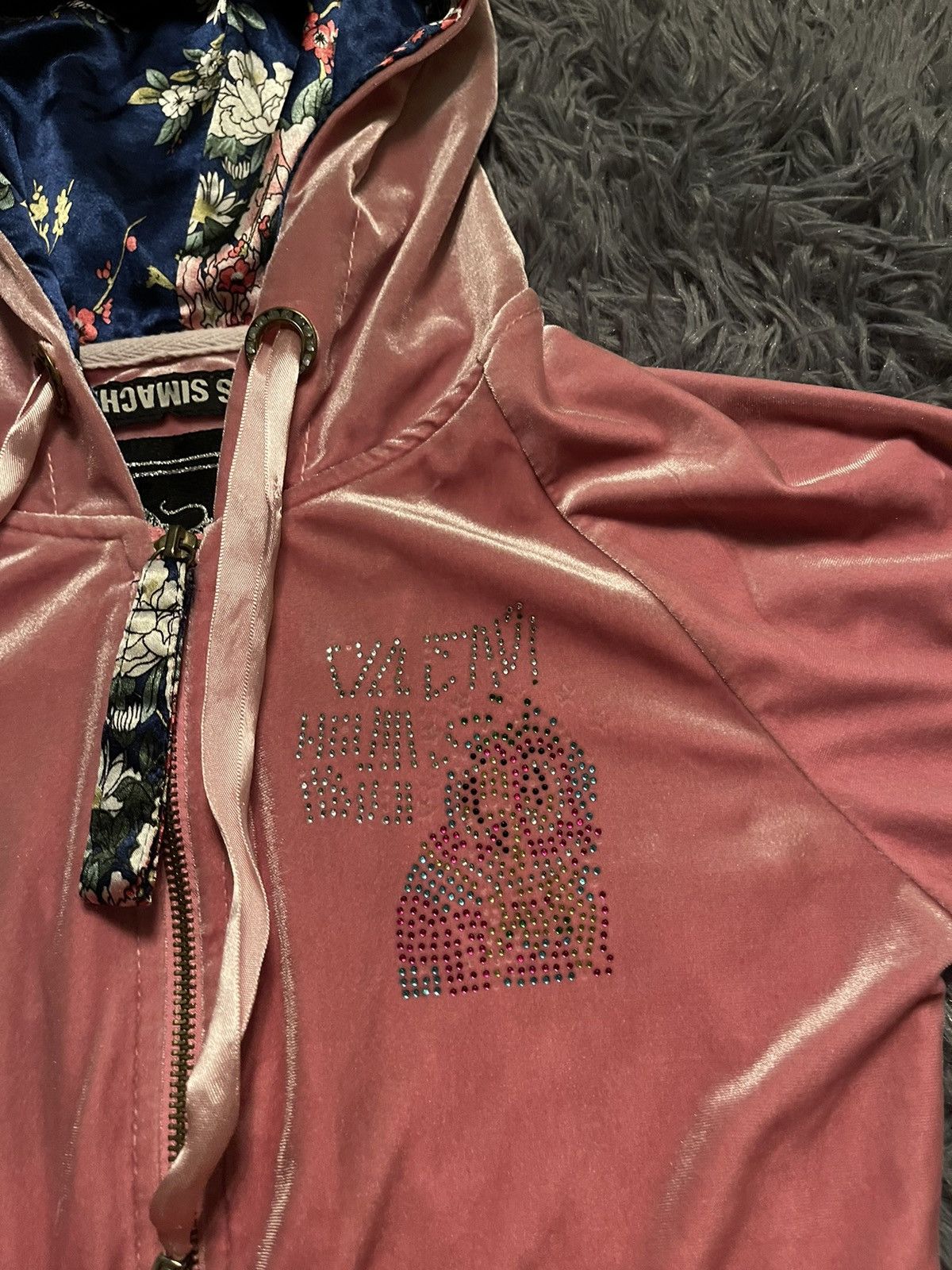 Denis Simachev Denis Simachev Y2K vintage Good bye my love velour hoodie Size M / US 6-8 / IT 42-44 - 3 Thumbnail