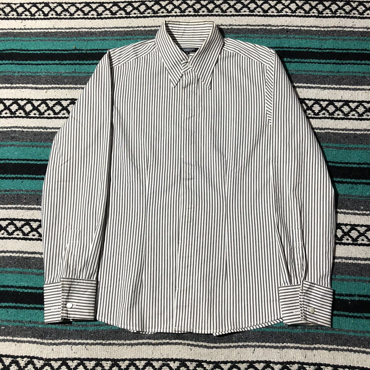 If Six Was Nine Tornado Mart Striped Shirt Size US M / EU 48-50 / 2 - 1 Thumbnail