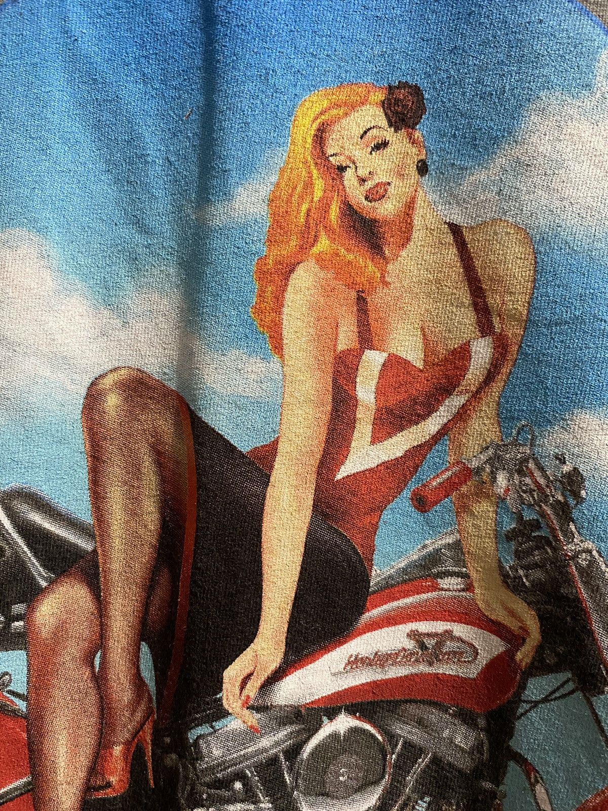 Harley Davidson × Vintage Rare Vintage T-shirt Harley Davidson 2009’. Tie Dye Size US M / EU 48-50 / 2 - 3 Thumbnail