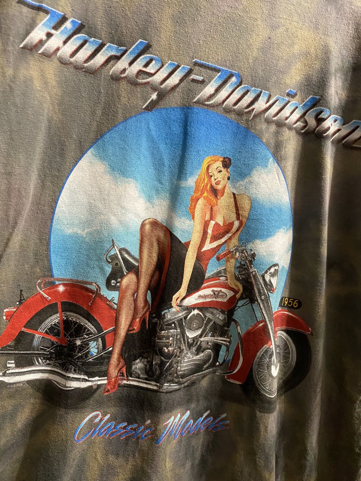 Harley Davidson × Vintage Rare Vintage T-shirt Harley Davidson 2009’. Tie Dye Size US M / EU 48-50 / 2 - 2 Thumbnail
