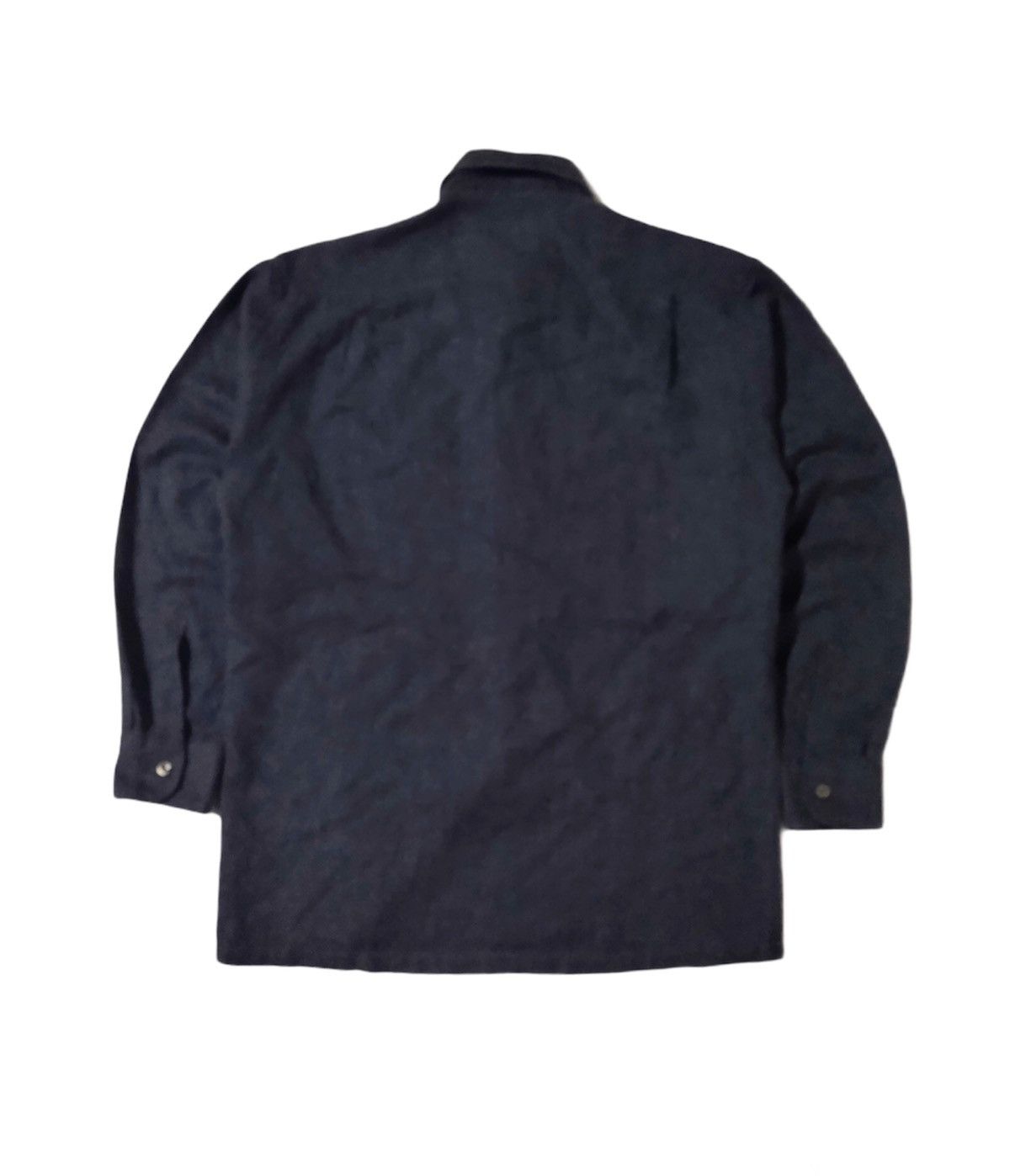 image of Lyle Scott Lyle & Scott Classic Editon Long Sleeve Button Shirt in Dark Blue, Men's (Size Medium)