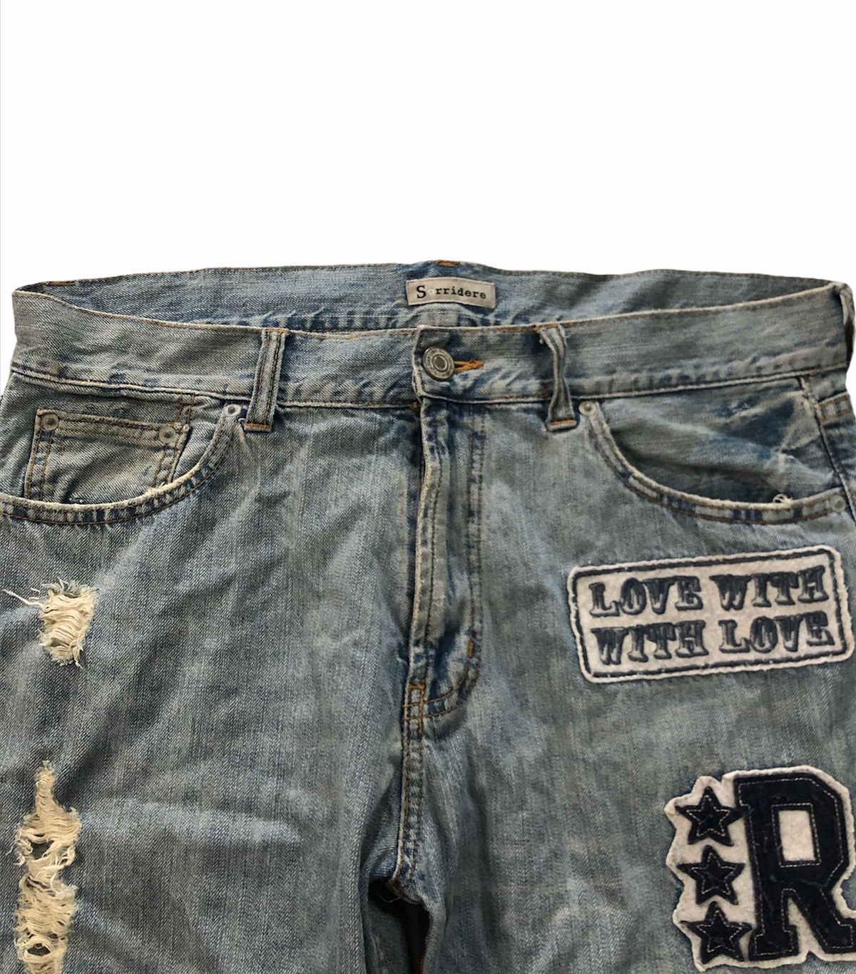 Vintage 🔥Sorridere Denim Short Pants Size US 36 / EU 52 - 5 Thumbnail