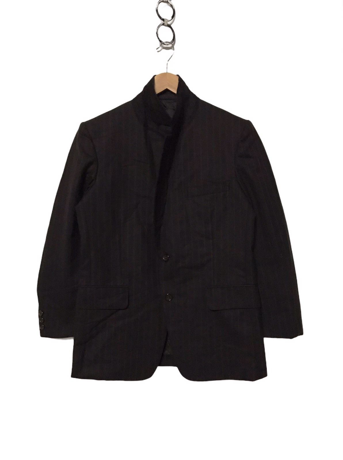 image of Pierre Cardin Paris Tds Cotton Blazer in Dark Brown, Men's (Size Small)