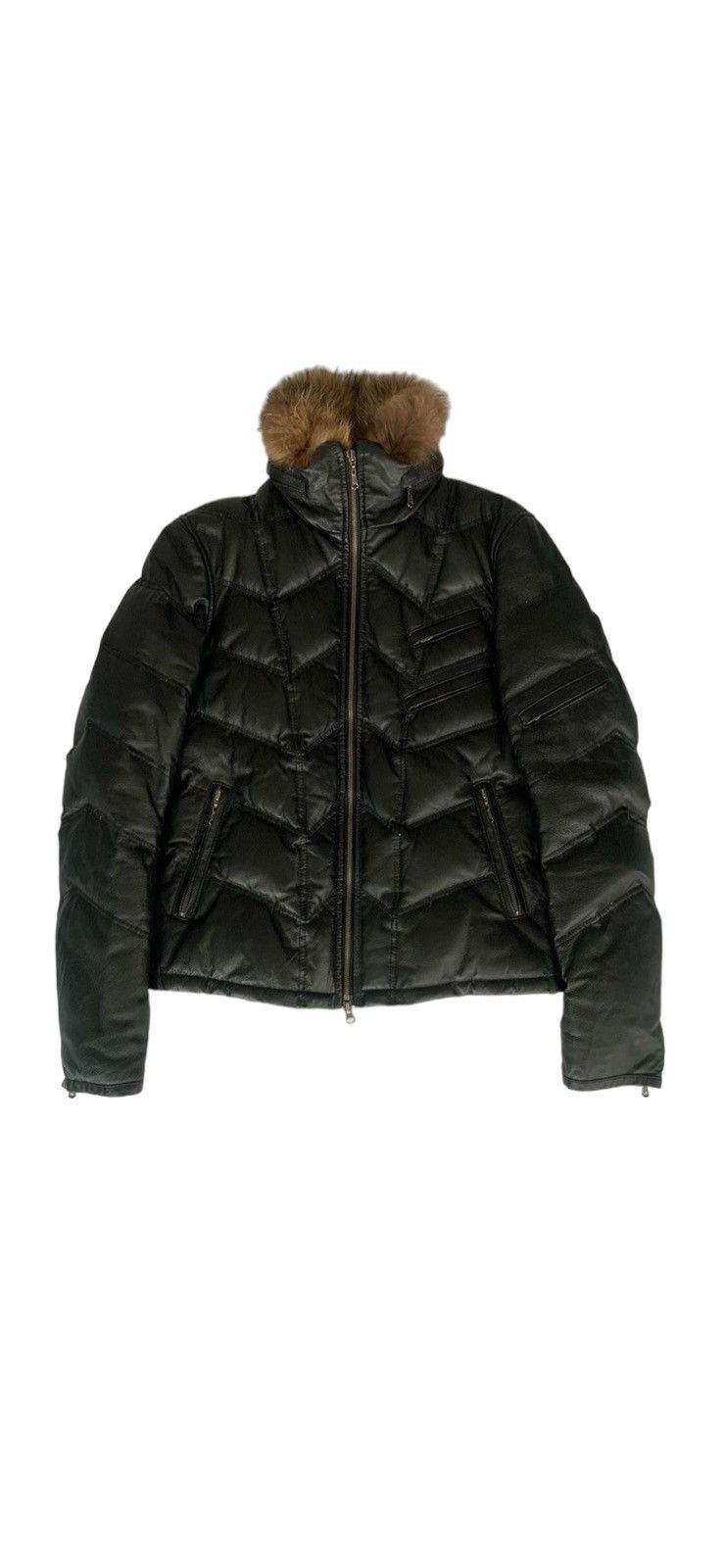 Yasuyuki Ishii Yasuyuki Ishii Fur Leather Jacket | Grailed