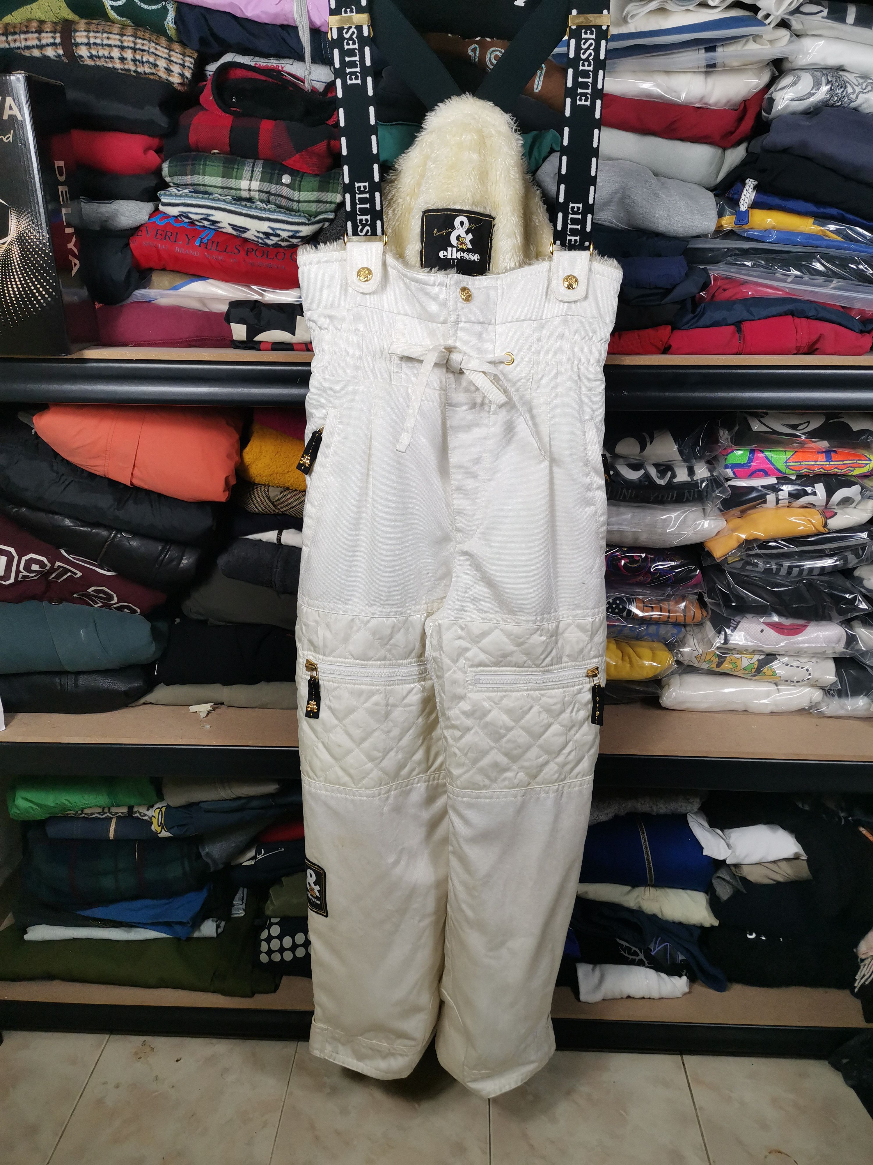 Ellesse Vintage Japanese Brand Ellesse Bear Skiwear Jumpsuit Overall Size US 30 / EU 46 - 1 Thumbnail