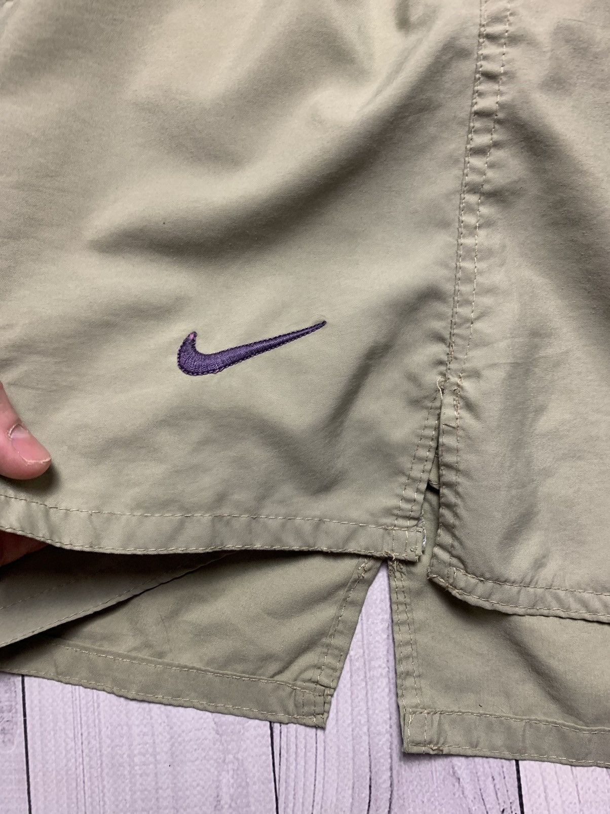 Nike × Vintage Vintage Nike Shorts logo size L Size US 34 / EU 50 - 4 Thumbnail