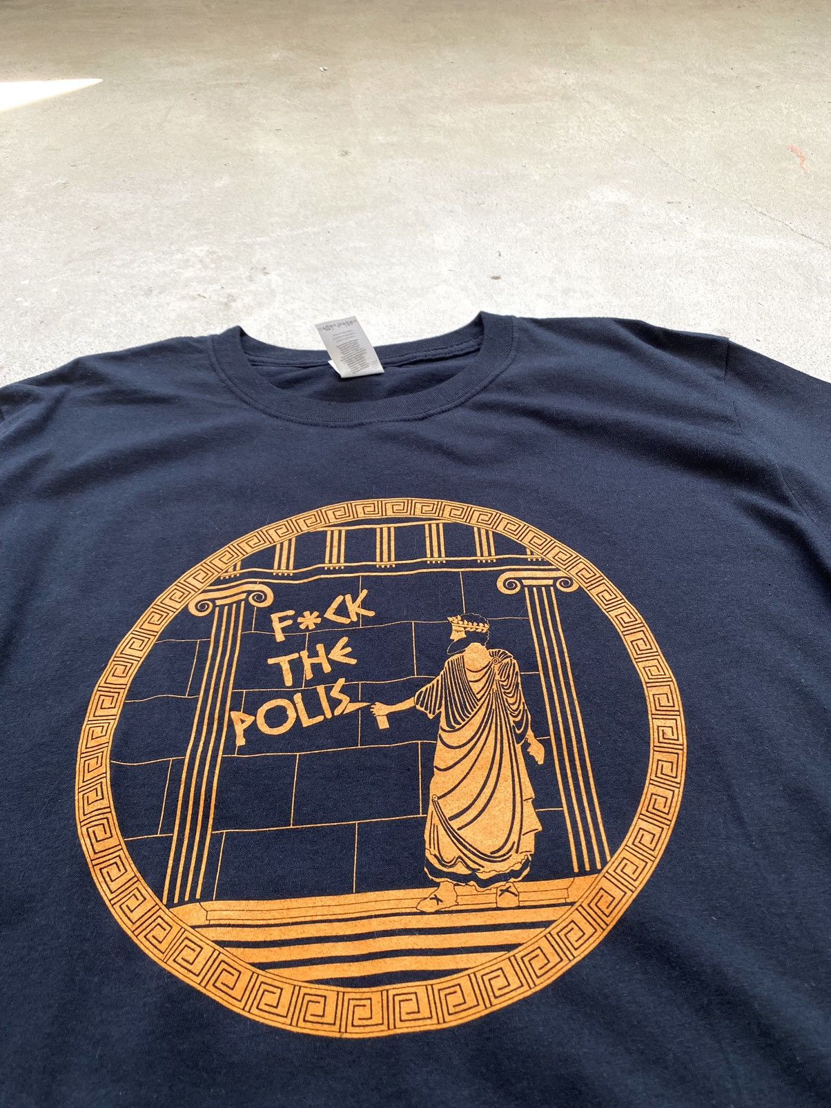 Hook-Ups Fuck The Police Art Greek Architecture T Shirt Hype Size US L / EU 52-54 / 3 - 4 Thumbnail