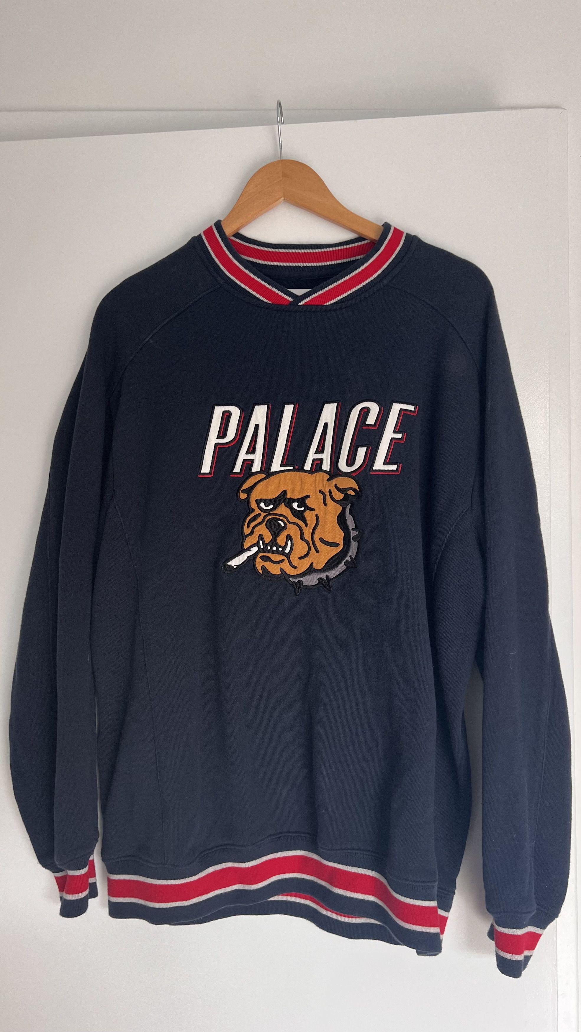 Palace Bunning Bulldog Crew Sweatshirt Size US M / EU 48-50 / 2 - 2 Thumbnail