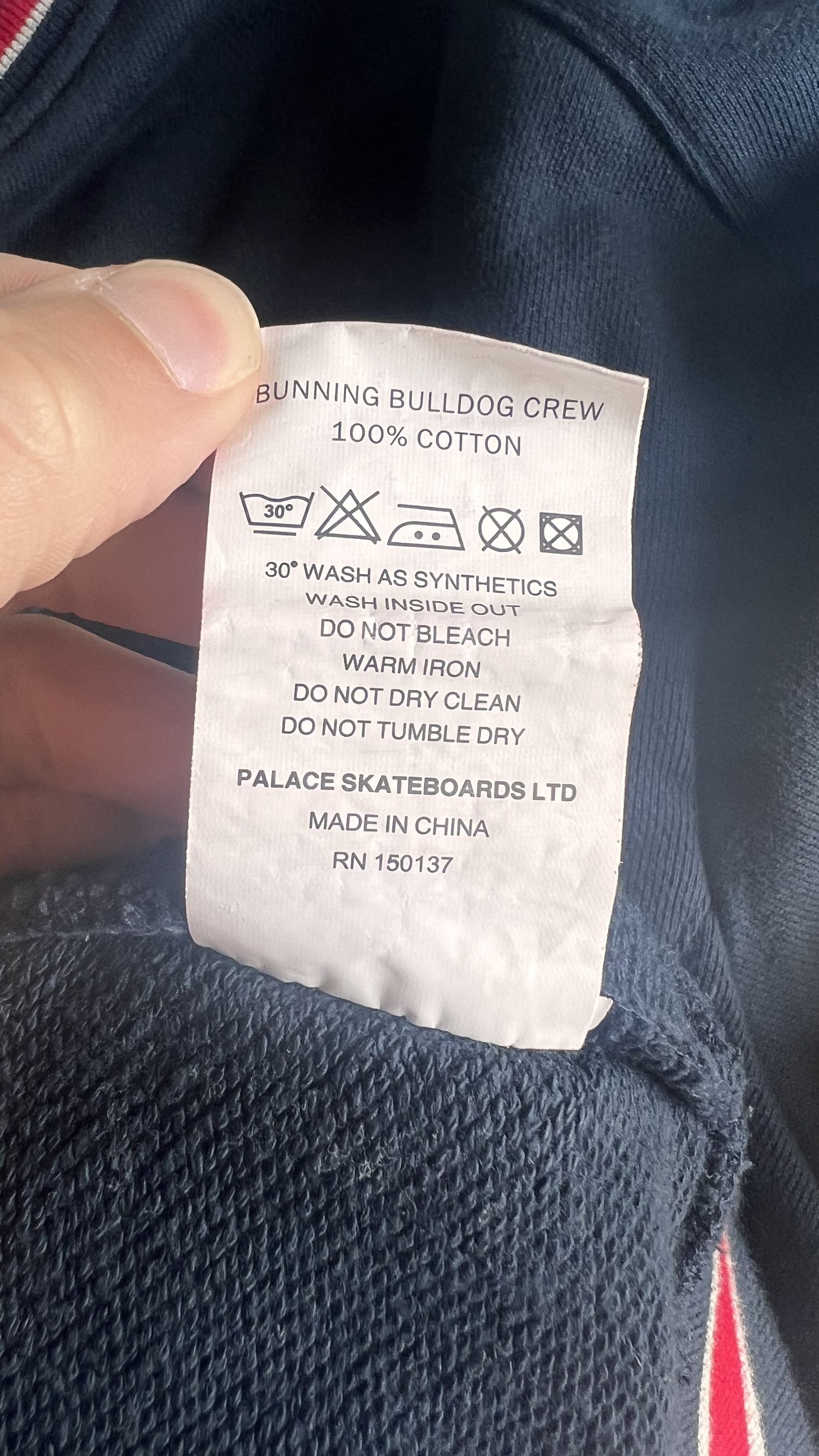 Palace Bunning Bulldog Crew Sweatshirt Size US M / EU 48-50 / 2 - 6 Thumbnail