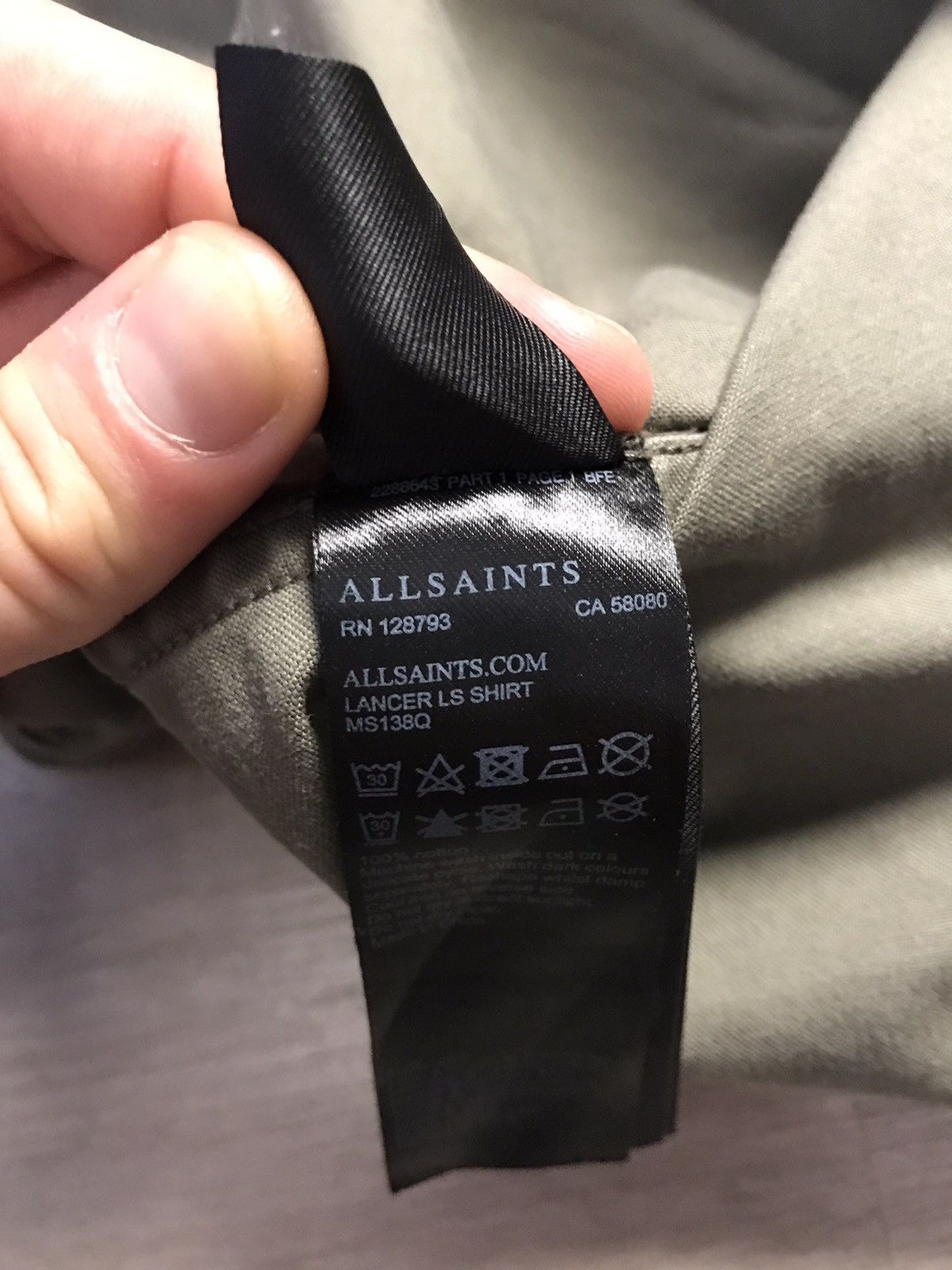 Allsaints × Other UK Allsaints ALL SAINTS LS Shirt size M Size US M / EU 48-50 / 2 - 8 Thumbnail