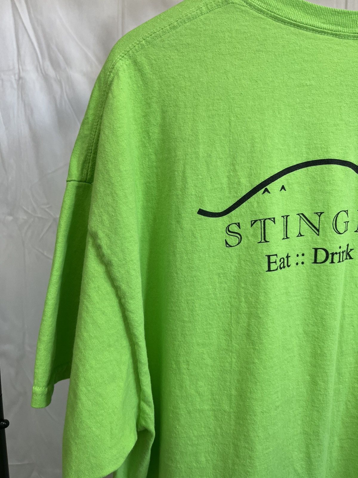 Vintage Vintage Boxy Lime Green Stingrays Big XXL XXXL Tee Size US XXL / EU 58 / 5 - 7 Thumbnail