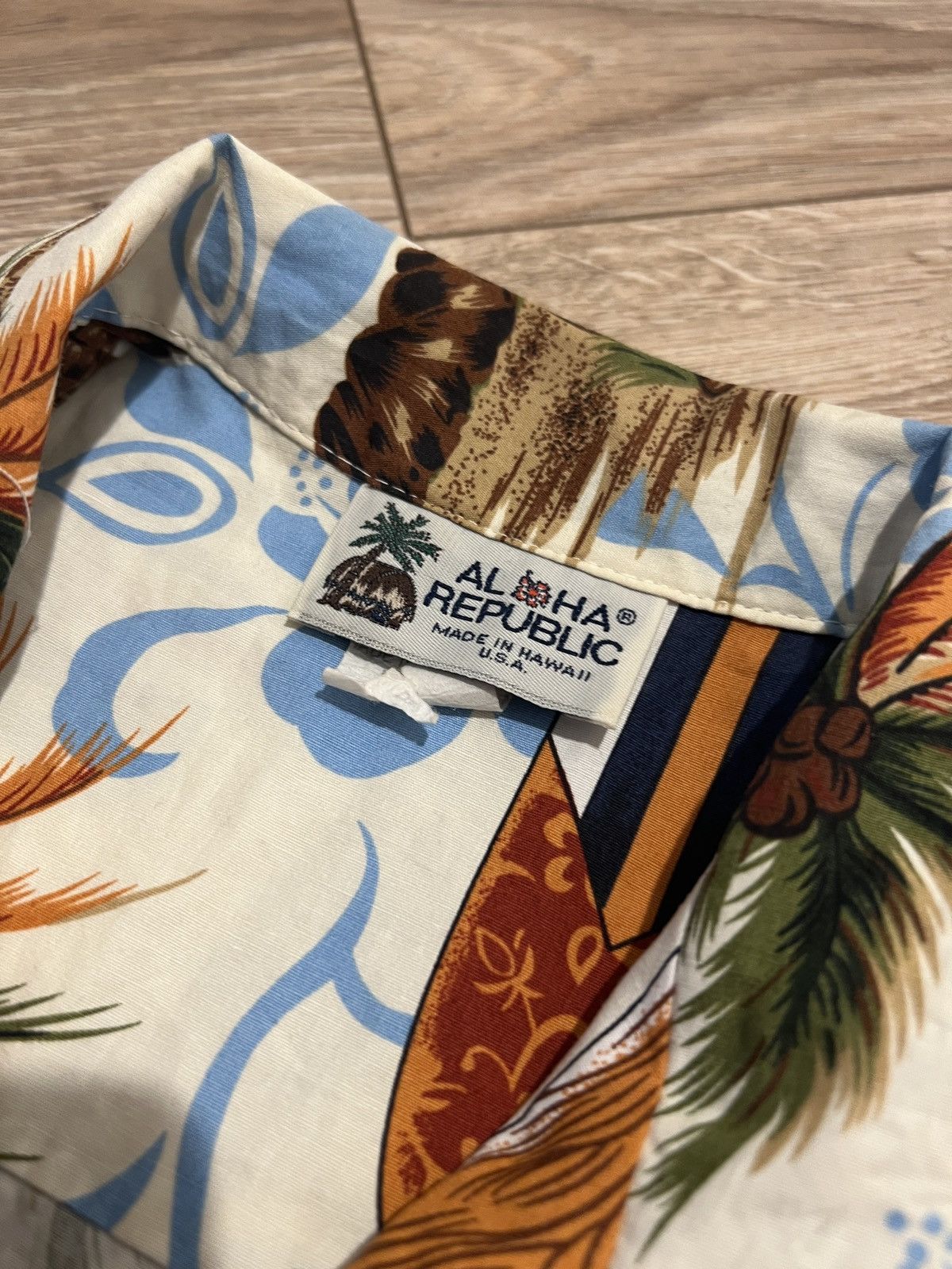 Vintage Shirt Alpha Republic Hawaii Surfing Made In USA Size US M / EU 48-50 / 2 - 4 Thumbnail