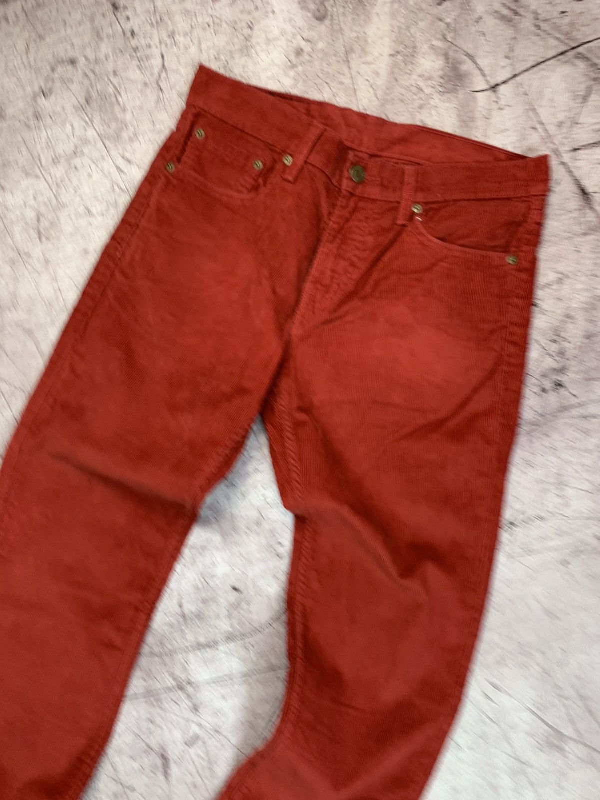 Levi's Levi's 511 Vintage Mens Corduroy Red Pants Jeans Size US 30 / EU 46 - 5 Thumbnail