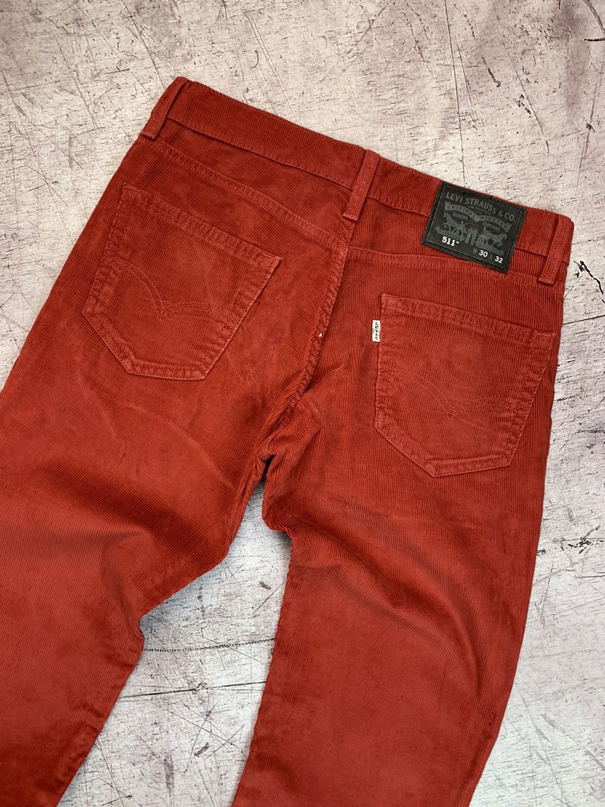 Levi's Levi's 511 Vintage Mens Corduroy Red Pants Jeans Size US 30 / EU 46 - 7 Thumbnail